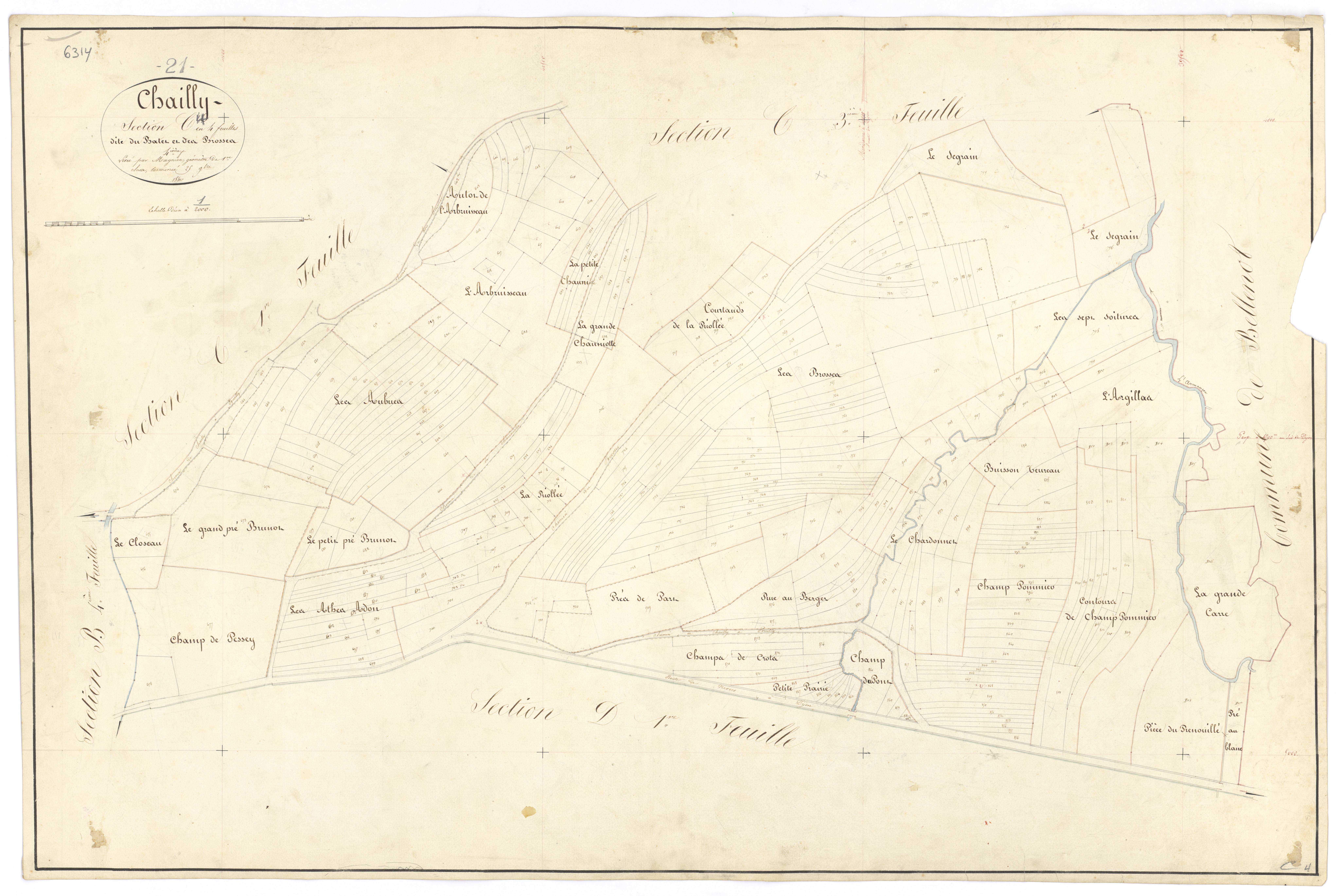 Chailly-sur-Armançon - Section C4 - 3 P PLAN 133/15