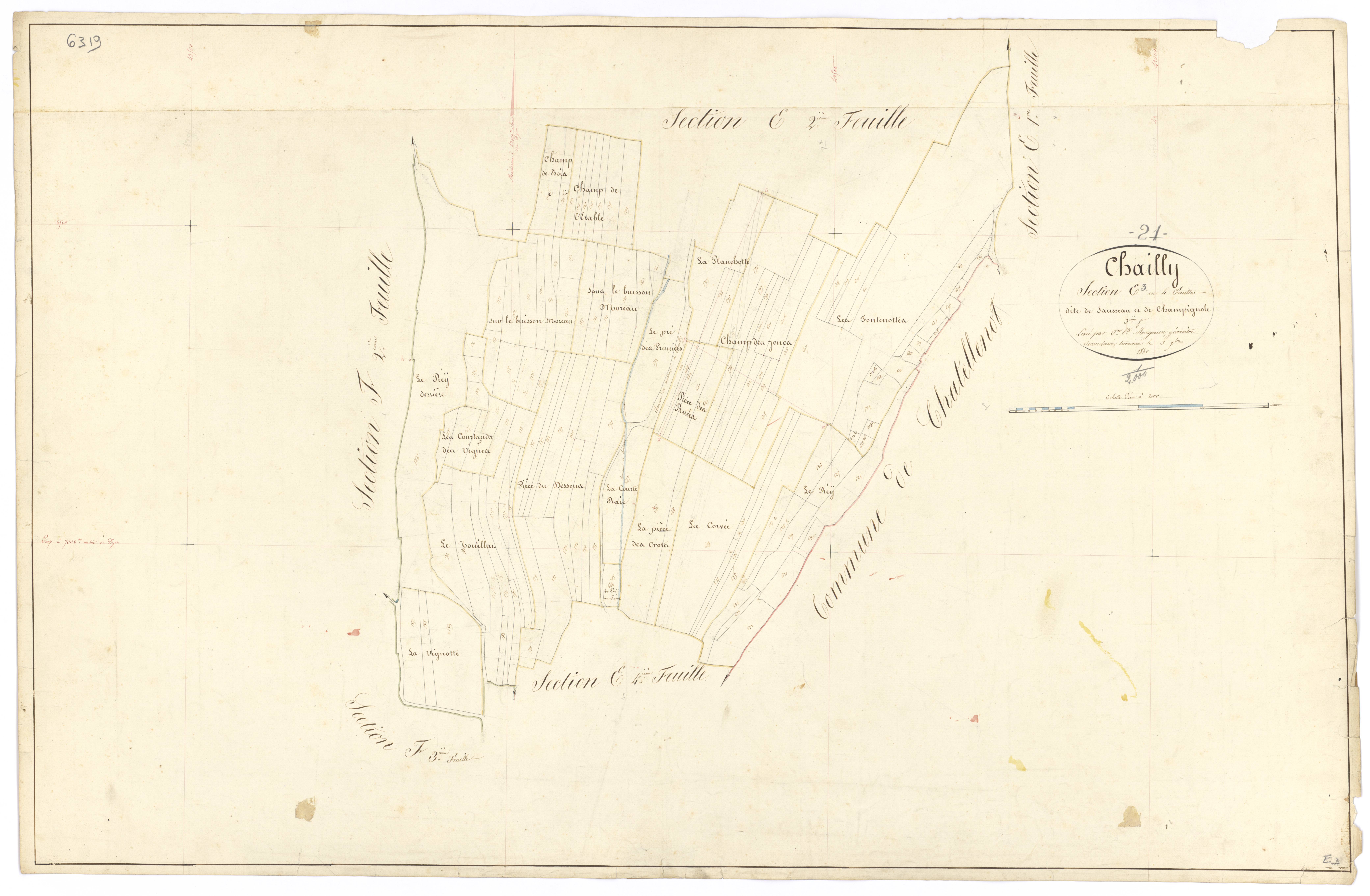 Chailly-sur-Armançon - Section E3 - 3 P PLAN 133/20