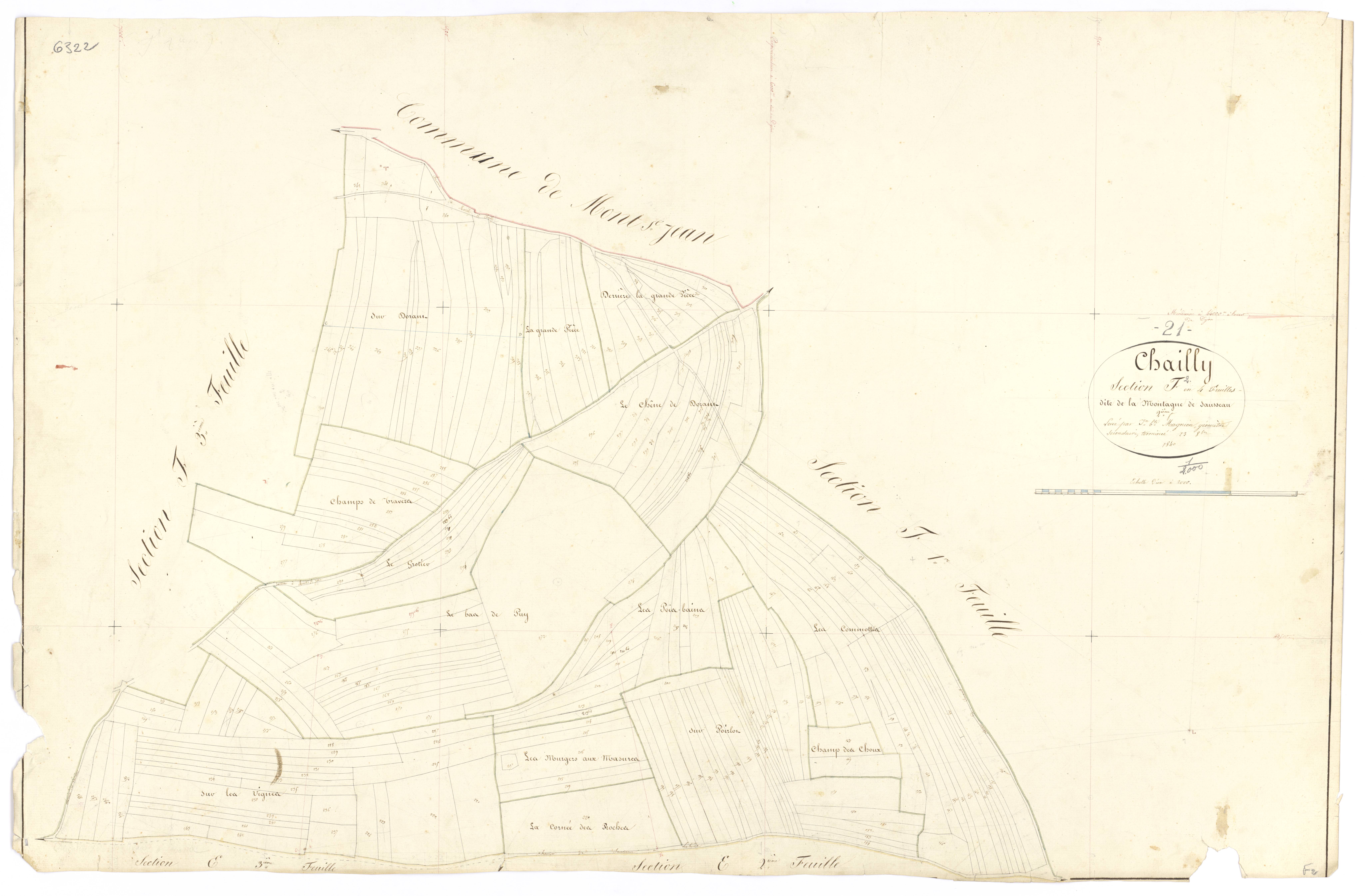 Chailly-sur-Armançon - Section F2 - 3 P PLAN 133/23