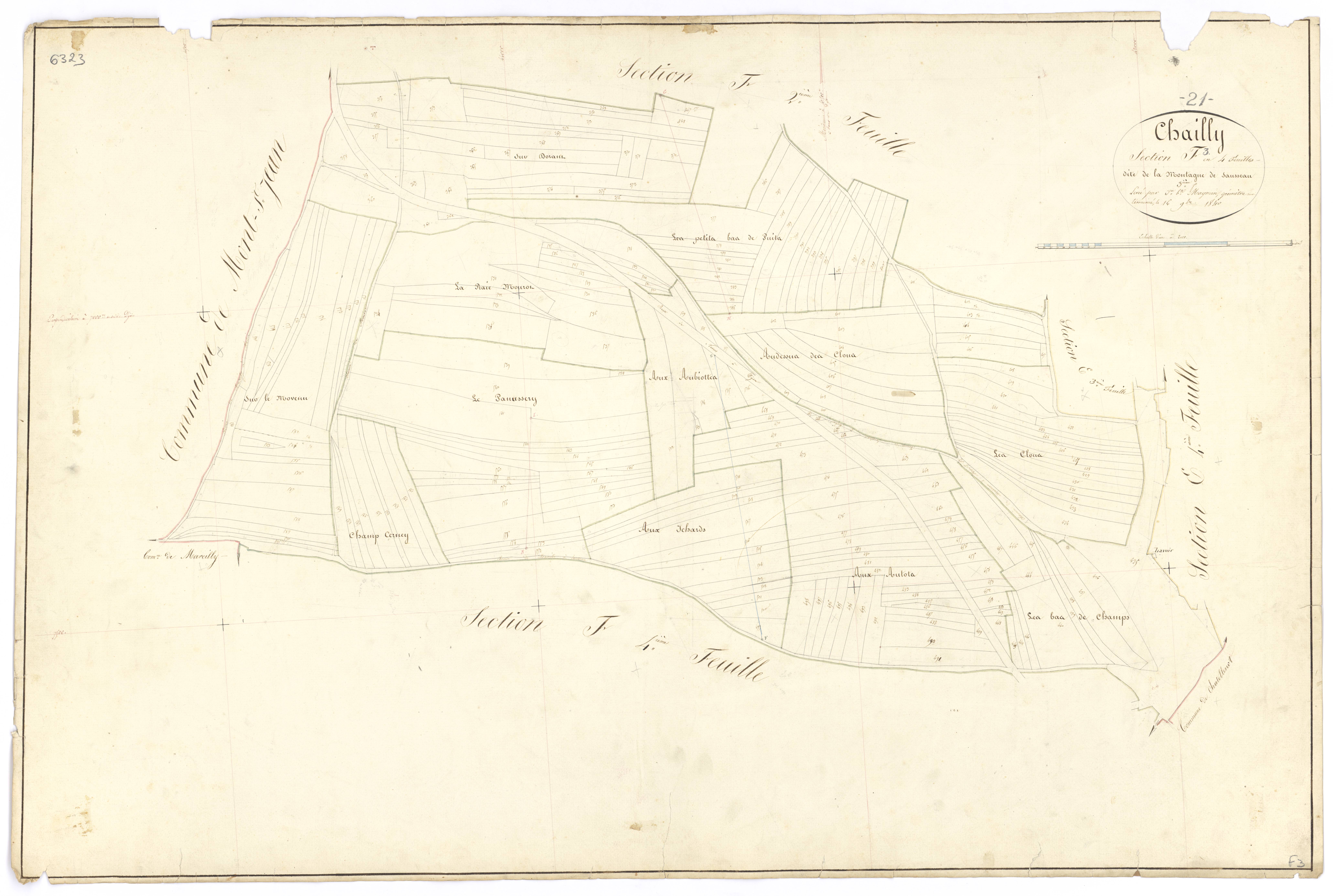 Chailly-sur-Armançon - Section F3 - 3 P PLAN 133/24