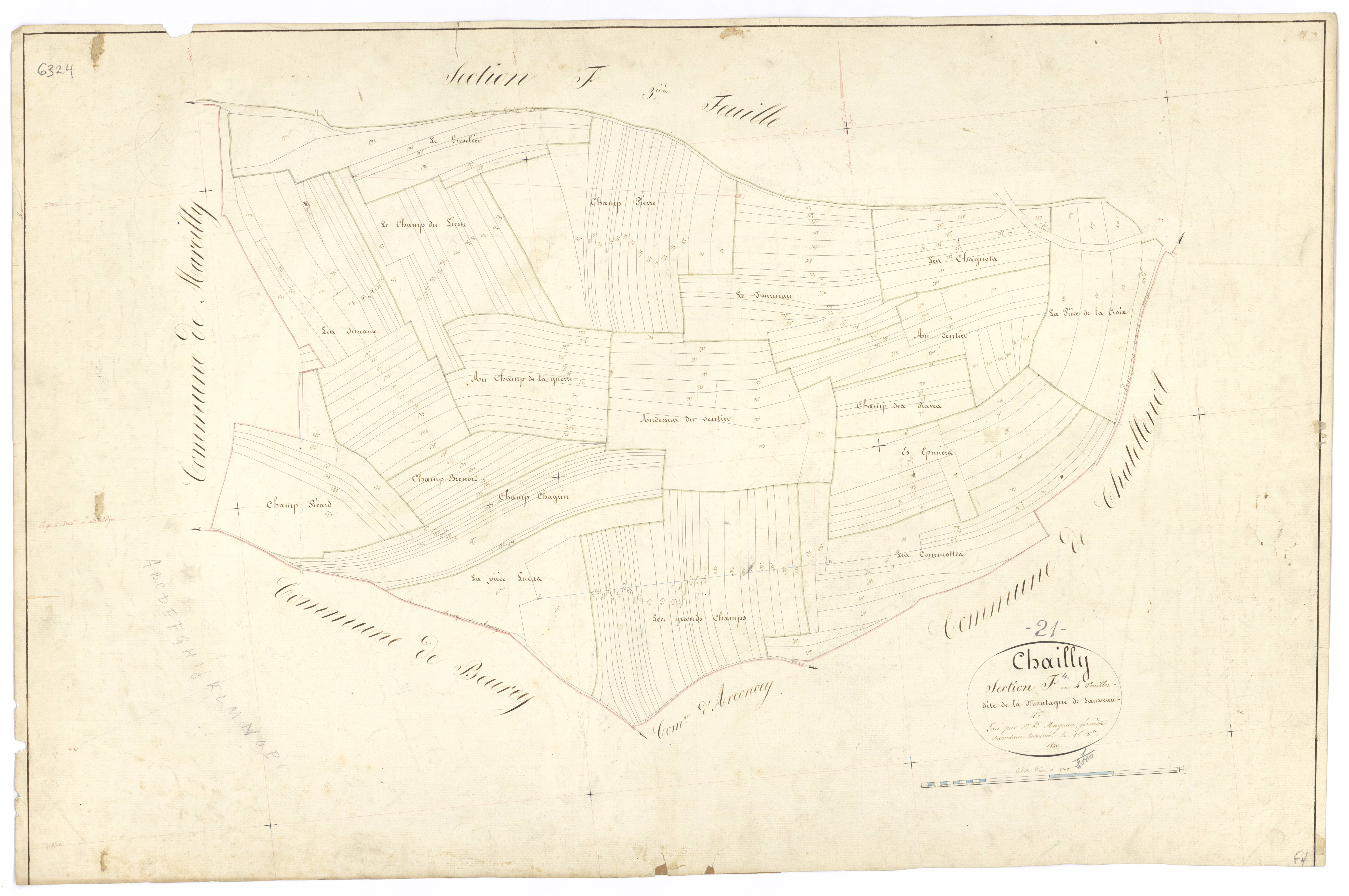 Chailly-sur-Armançon - Section F4 - 3 P PLAN 133/25