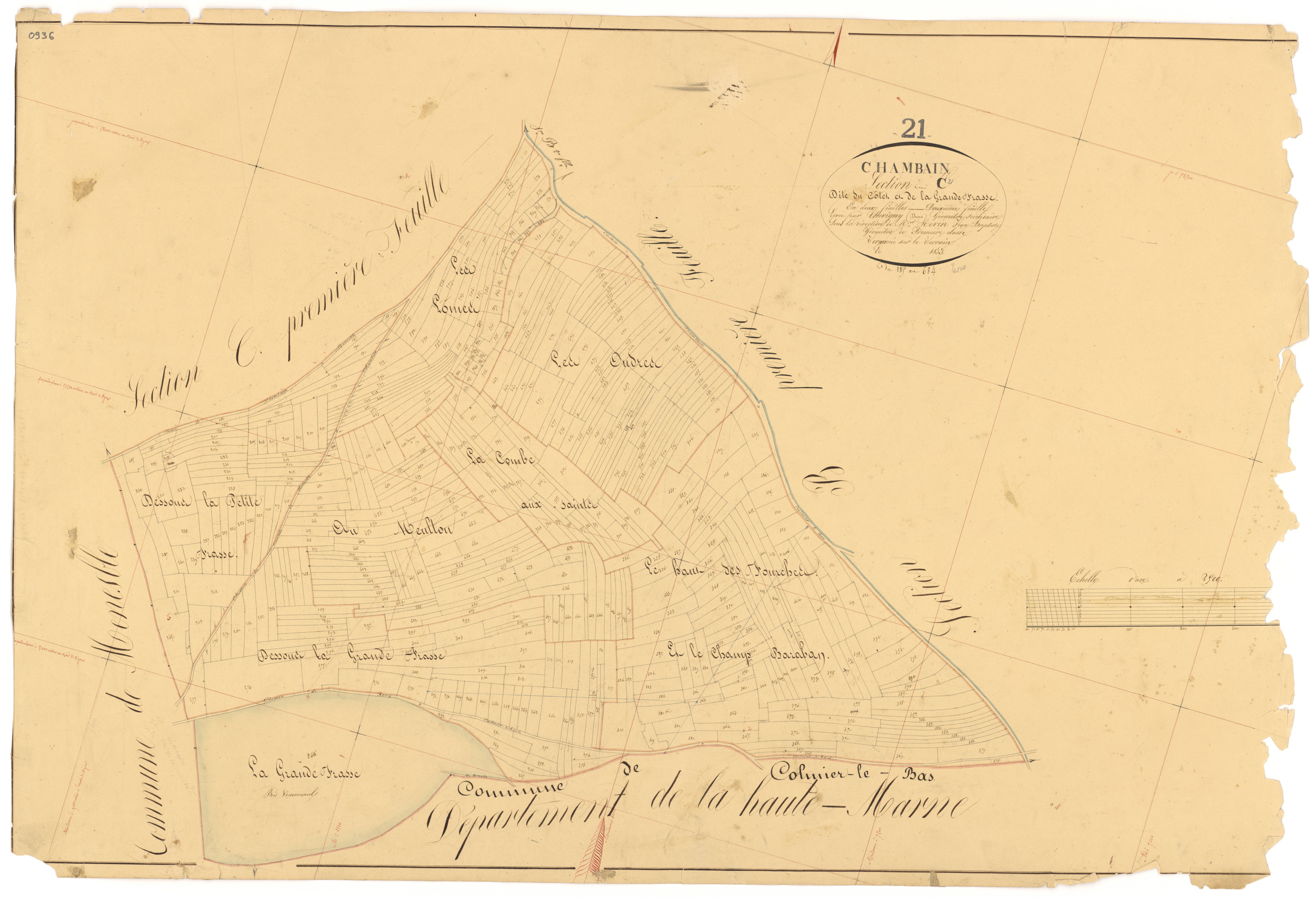 Chambain - Section C2 - 3 P PLAN 135/6