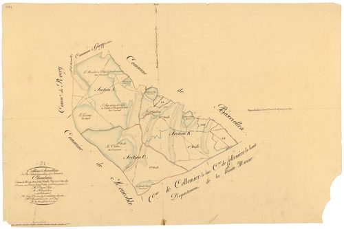 Chambain - Tableau d'assemblage - 3 P PLAN 135/1
