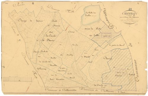 Chambain - Section B1 - 3 P PLAN 135/3