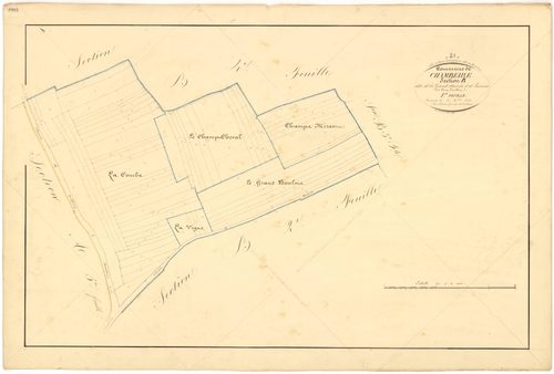 Chambeire - Section B1 - 3 P PLAN 136/7