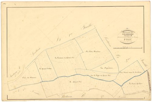 Chambeire - Section B2 - 3 P PLAN 136/8