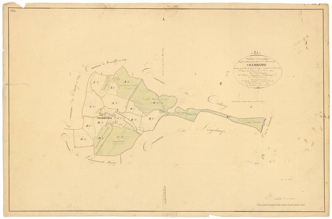 Chambeire - Tableau d'assemblage - 3 P PLAN 136/1