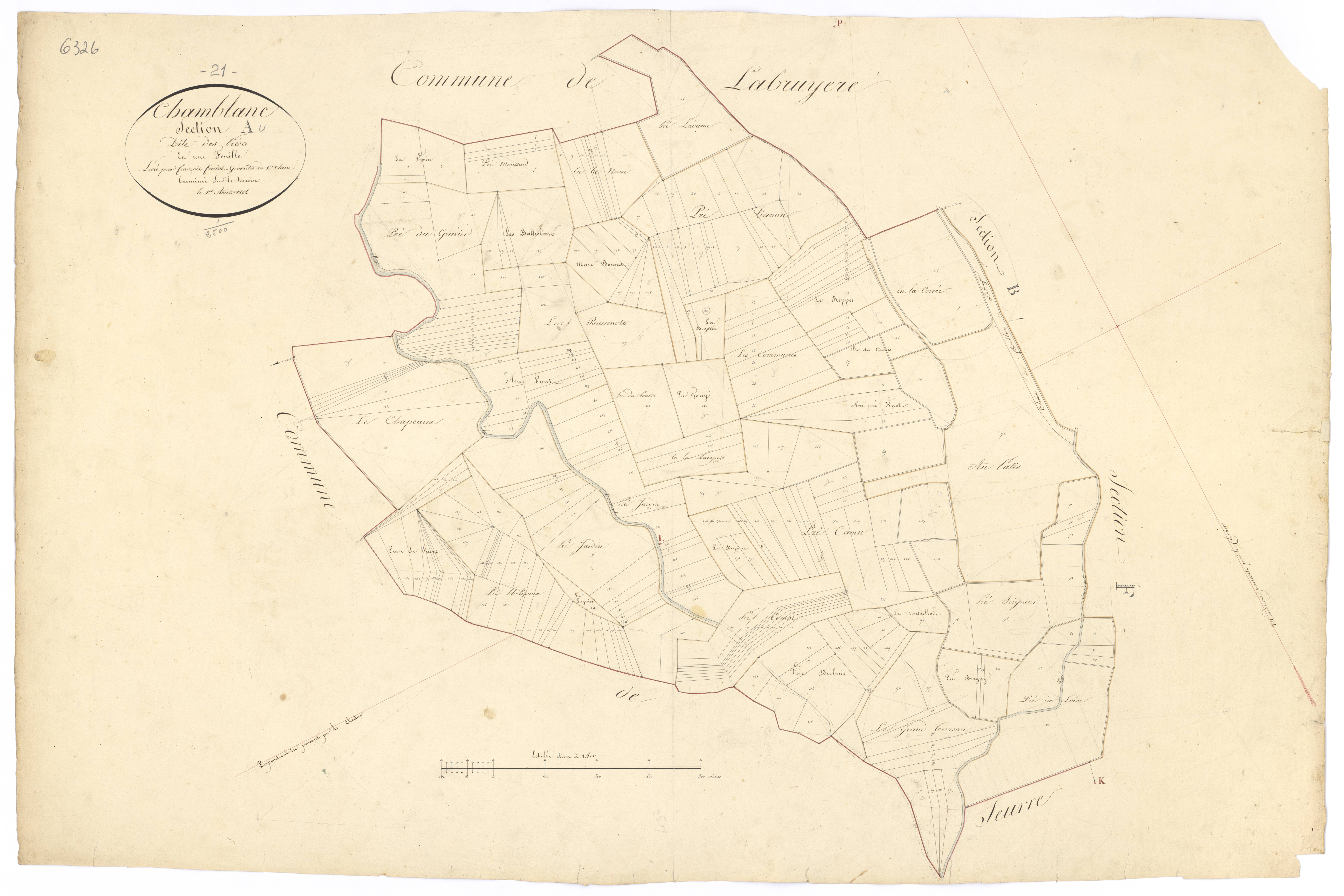 Chamblanc - Section A - 3 P PLAN 137/2