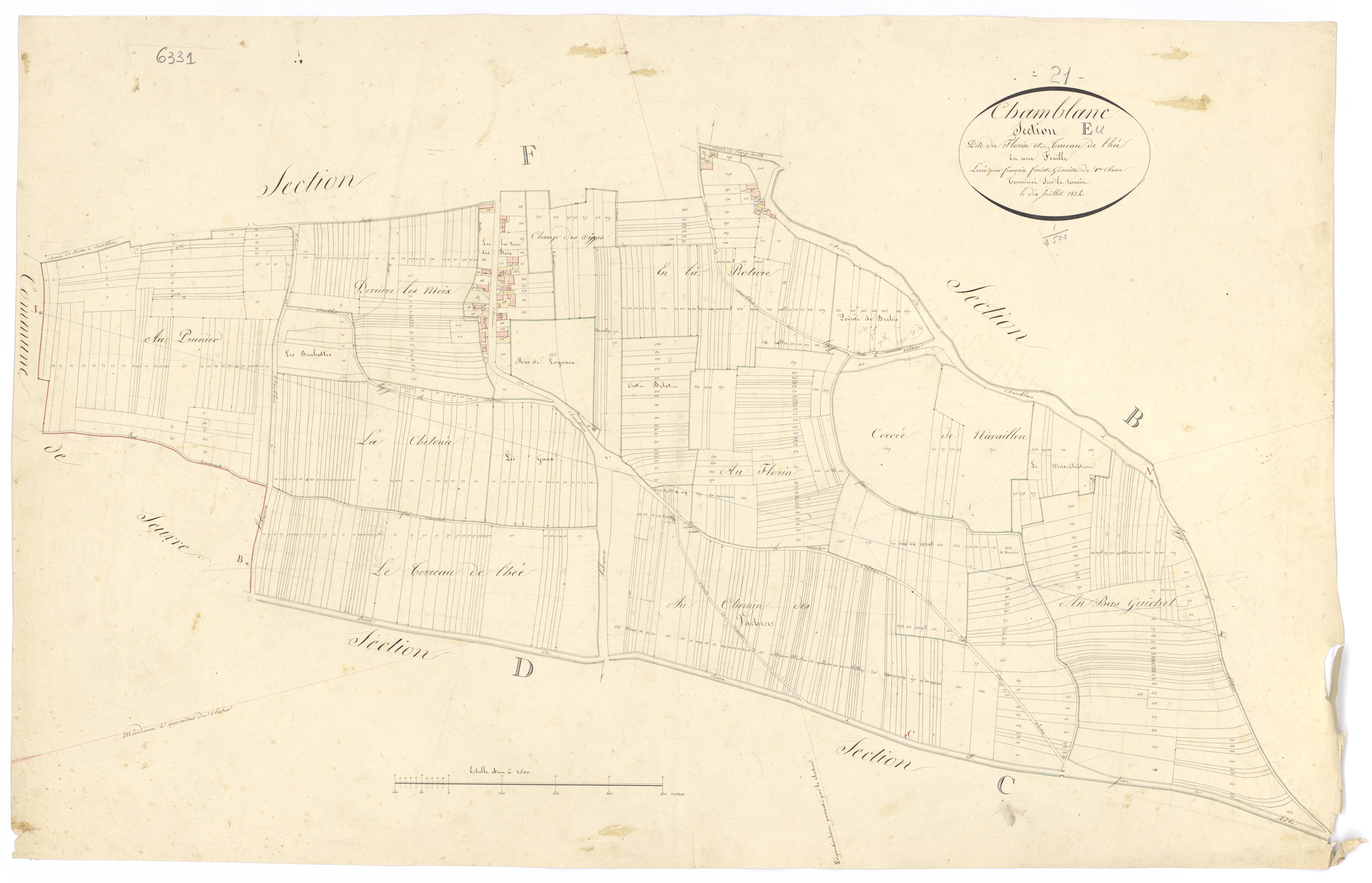 Chamblanc - Section E - 3 P PLAN 137/7
