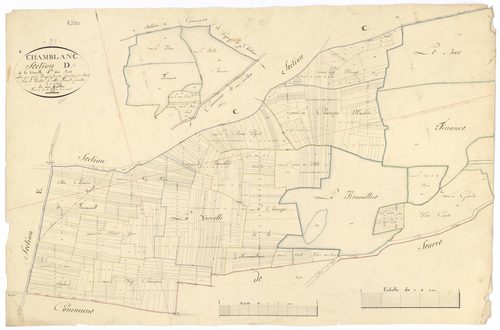 Chamblanc - Section D - 3 P PLAN 137/6