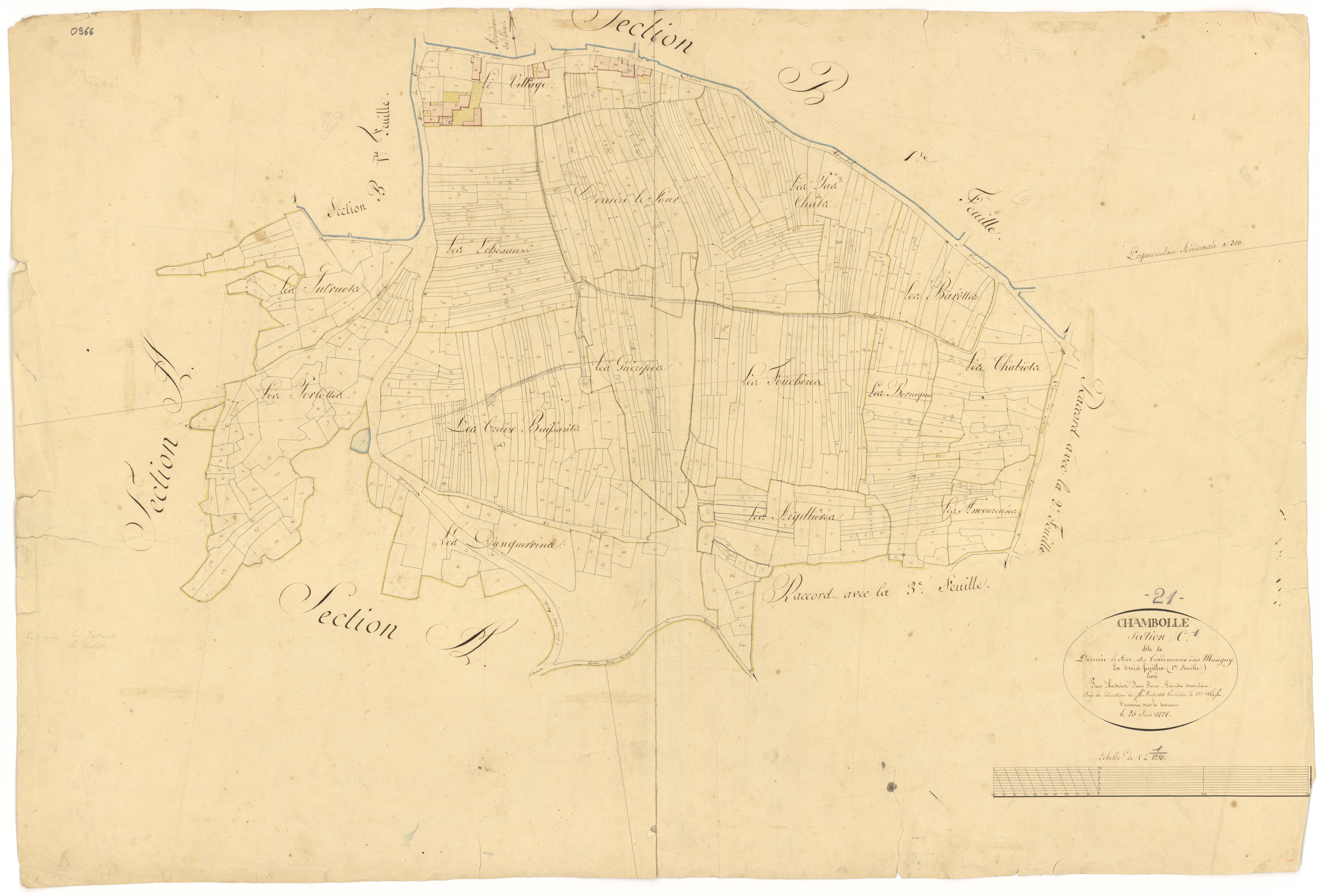 Chambolle-Musigny - Section C1 - 3 P PLAN 139/5