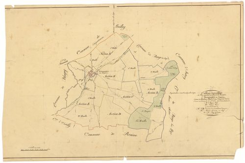Champagne-sur-Vingeanne - Tableau d'assemblage - 3 P PLAN 141/1
