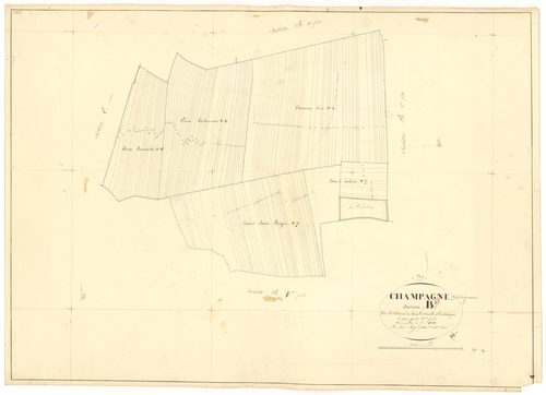 Champagne-sur-Vingeanne - Section B3 - 3 P PLAN 141/8