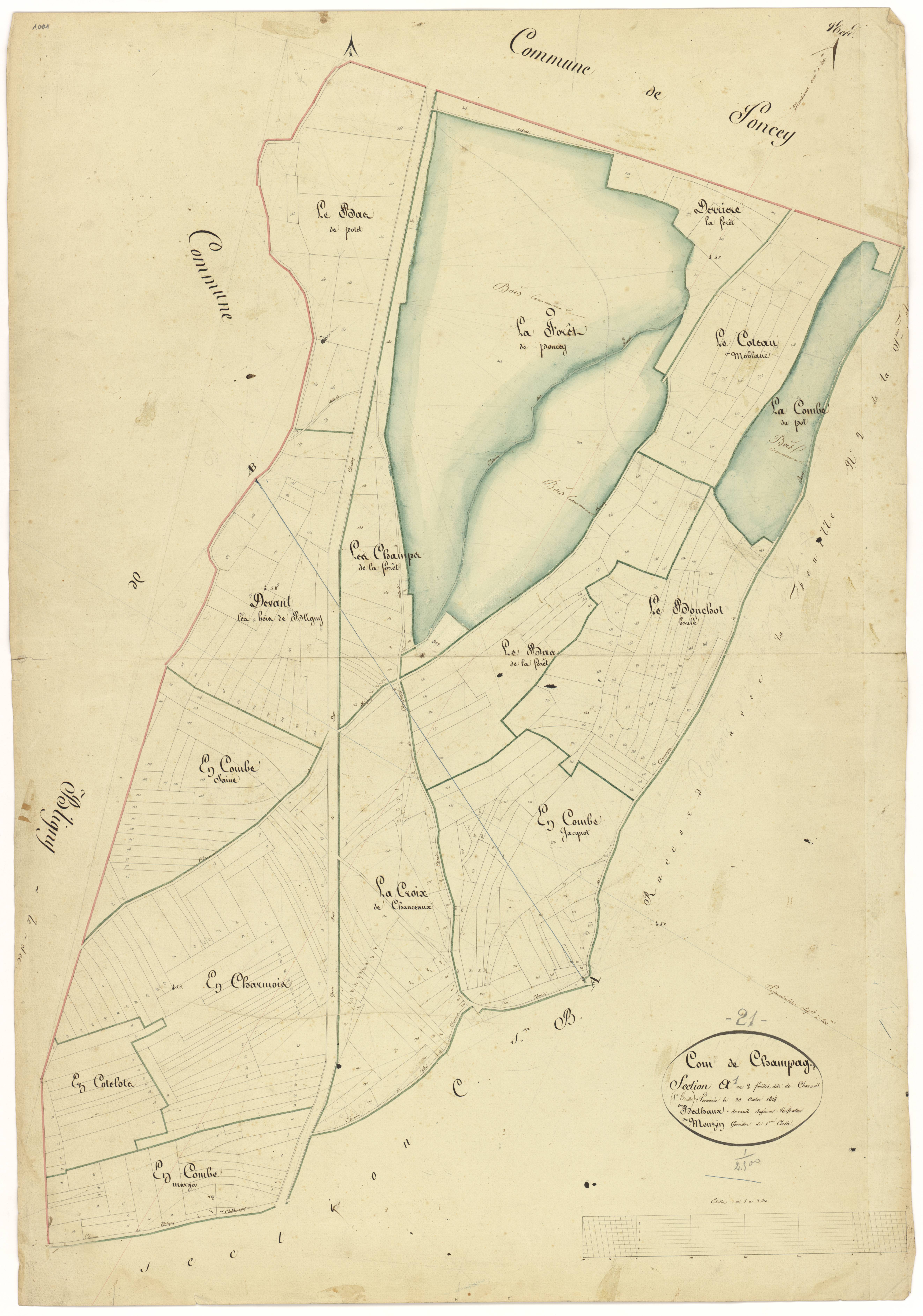 Champagny - Section A1 - 3 P PLAN 142/2