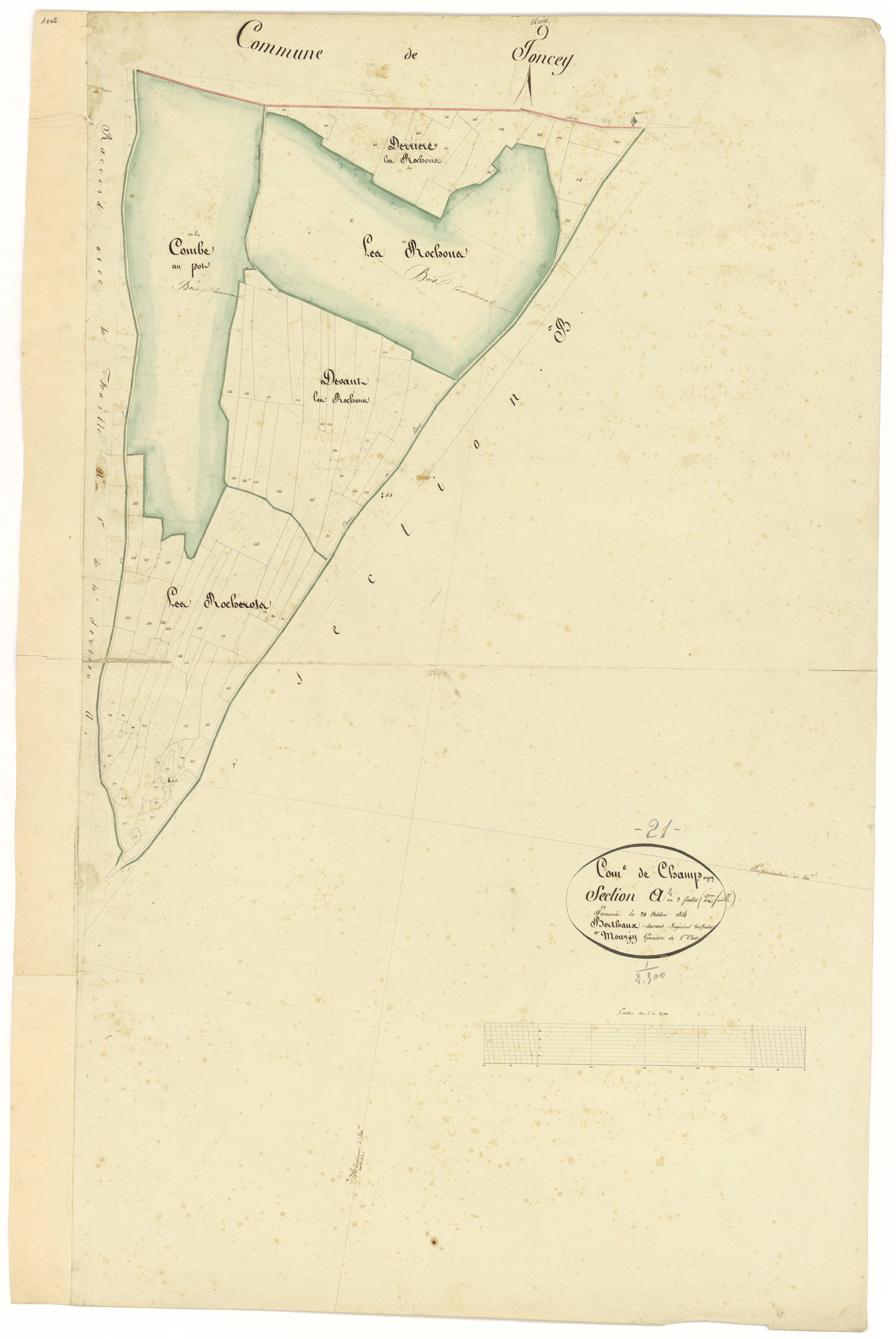 Champagny - Section A2 - 3 P PLAN 142/3