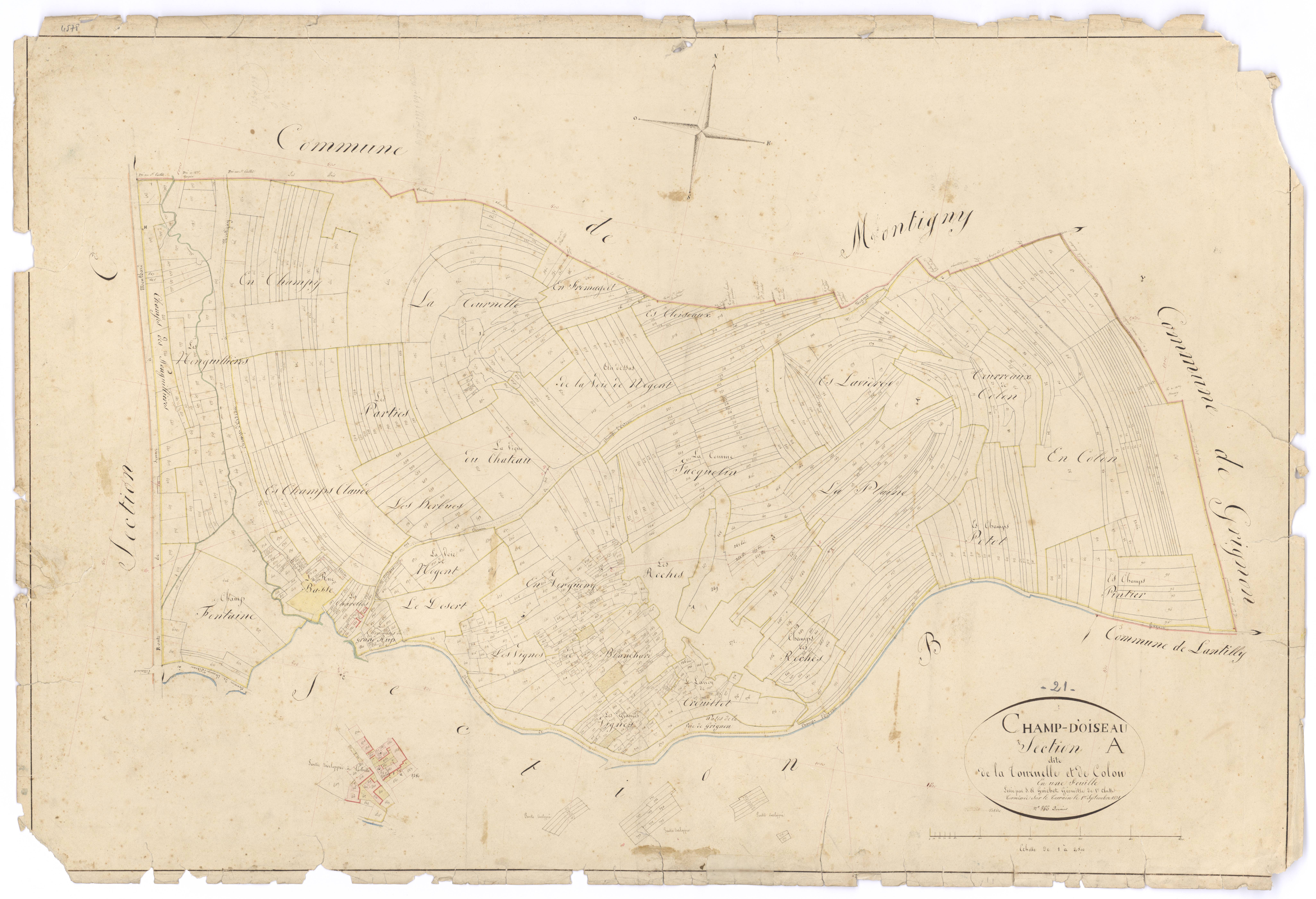 Champ-d'Oiseau - Section A - 3 P PLAN 143/2