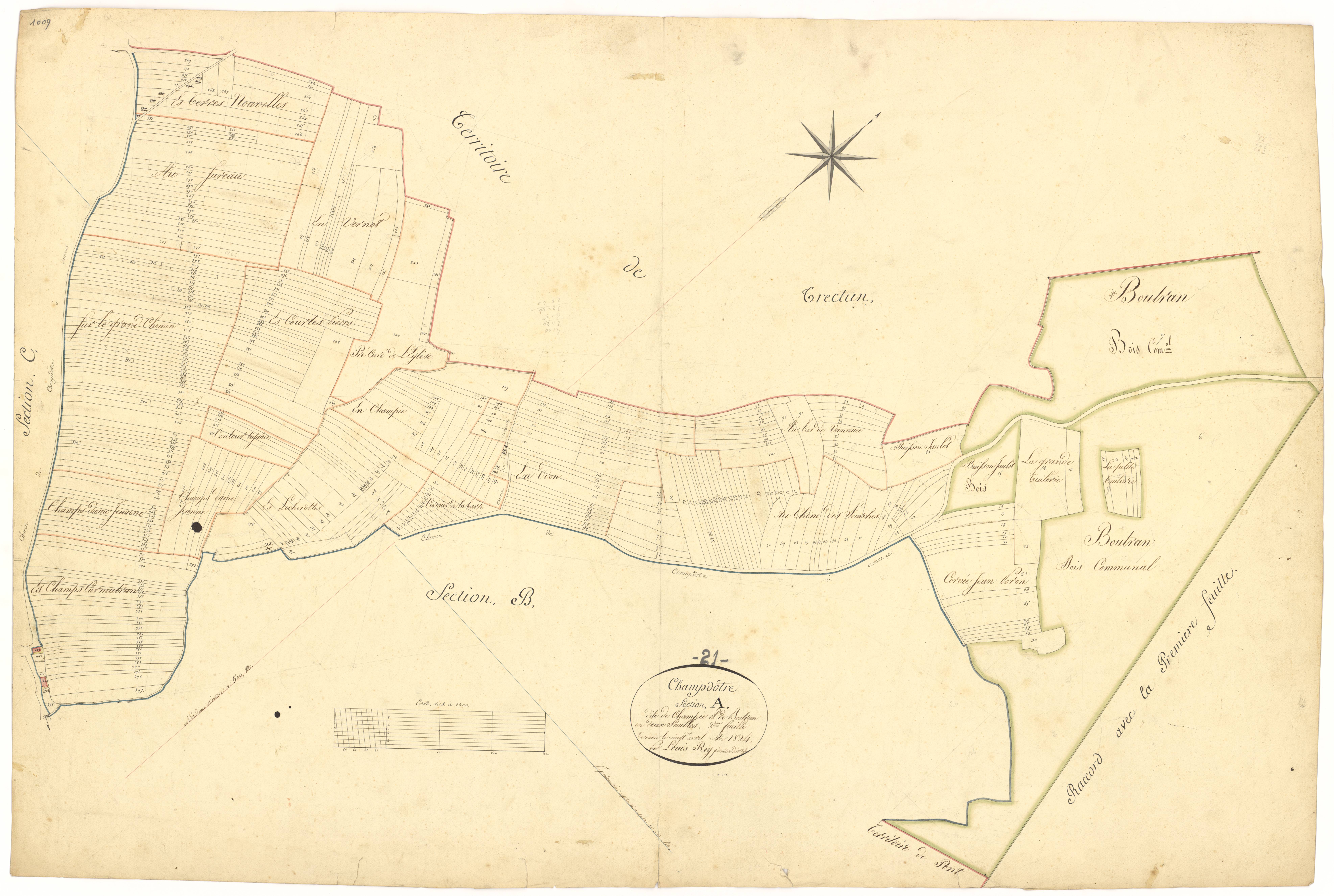 Champdôtre - Section A2 - 3 P PLAN 144/3