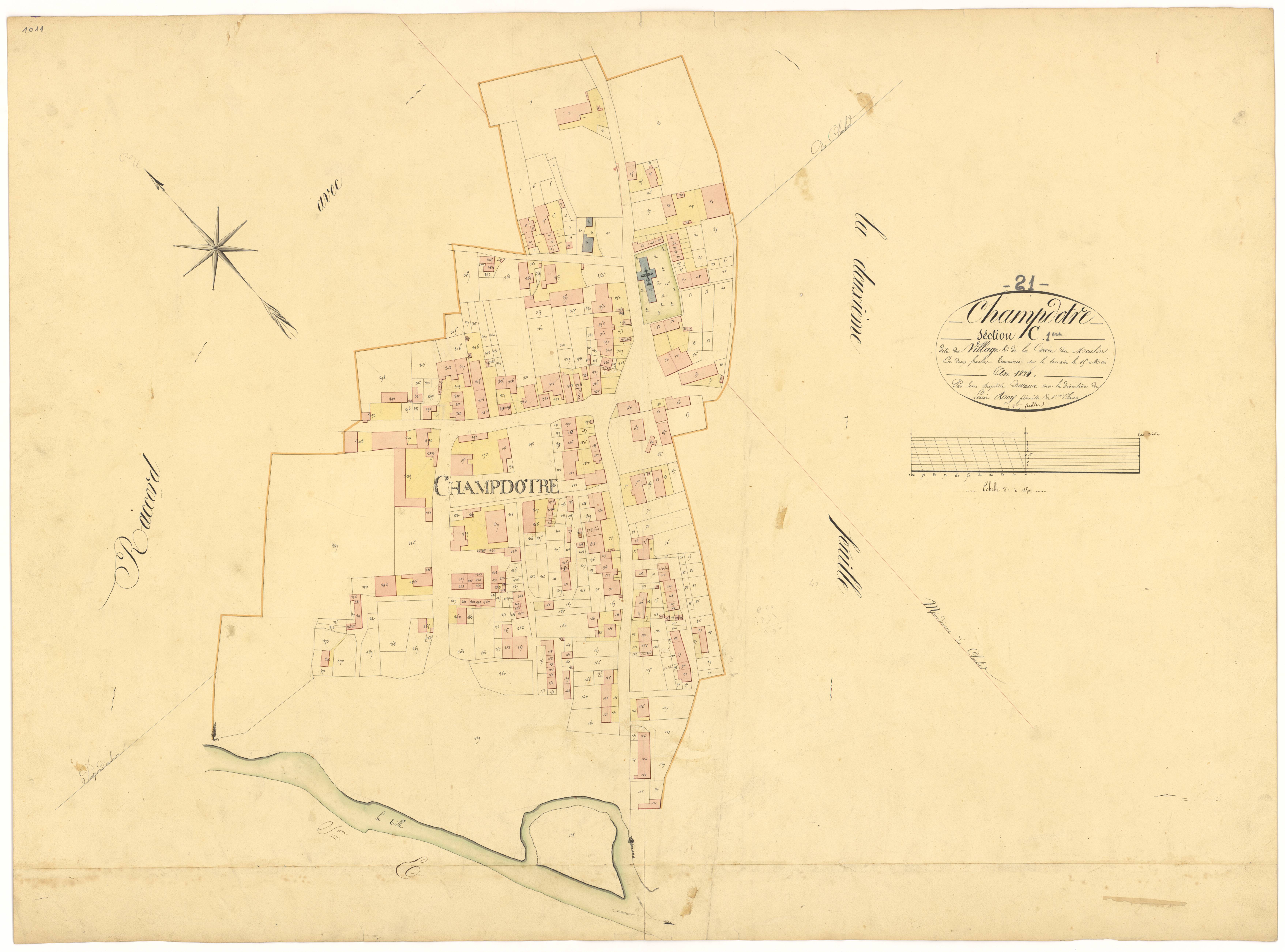 Champdôtre - Section C1 - 3 P PLAN 144/5