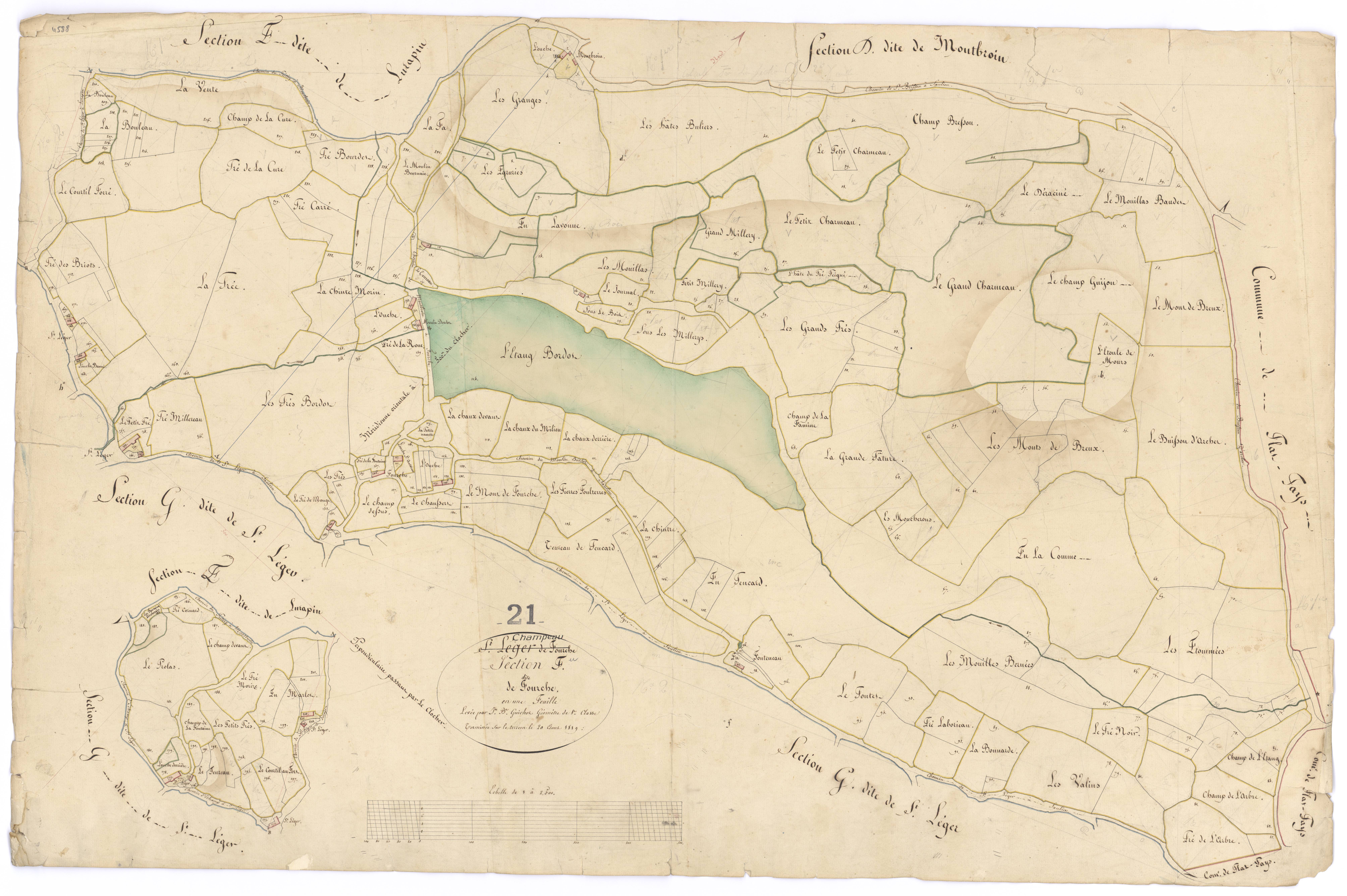 Champeau - Section F - 3 P PLAN 145/8