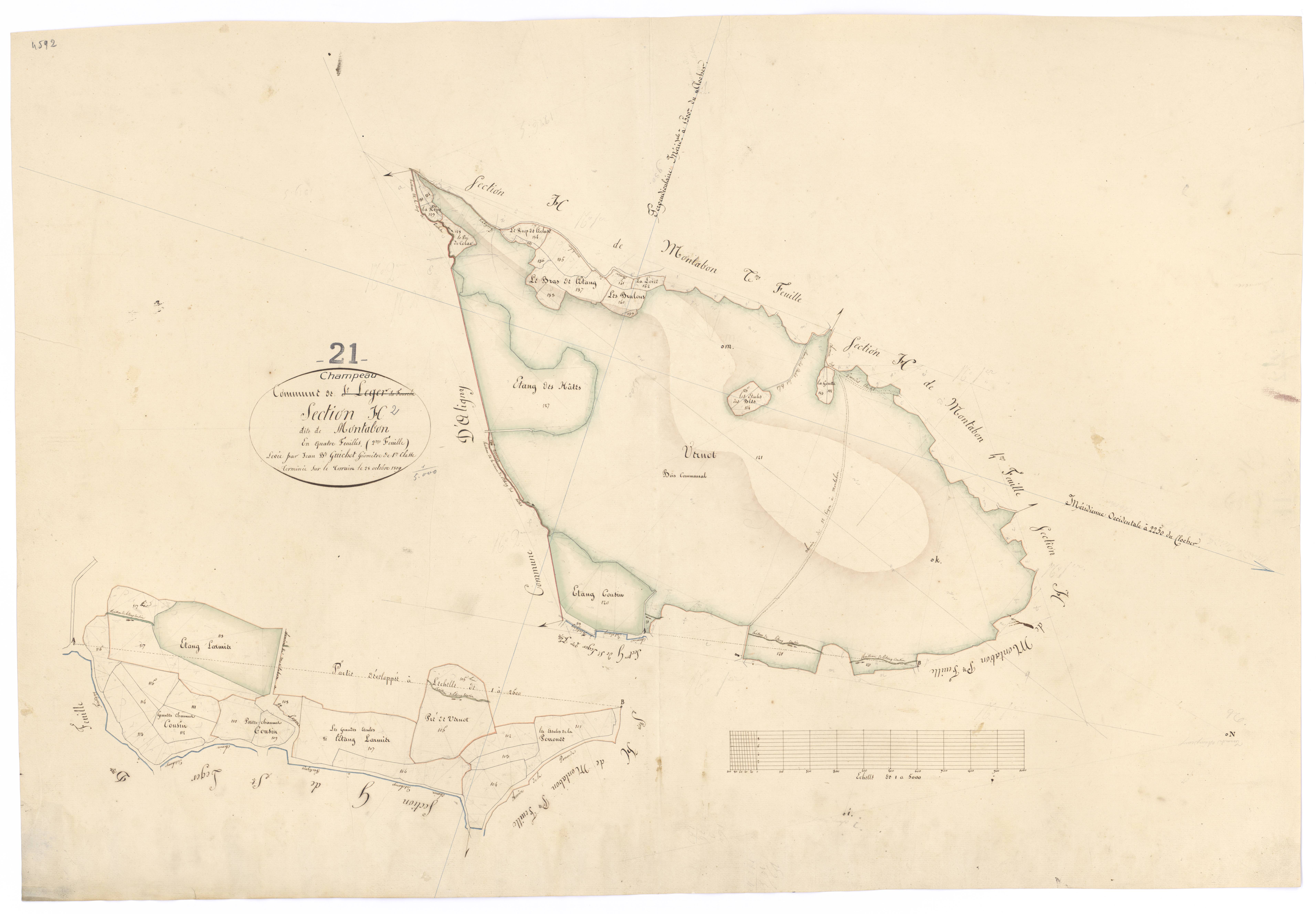 Champeau - Section H2 - 3 P PLAN 145/12