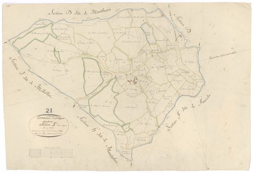 Champeau - Section E - 3 P PLAN 145/7