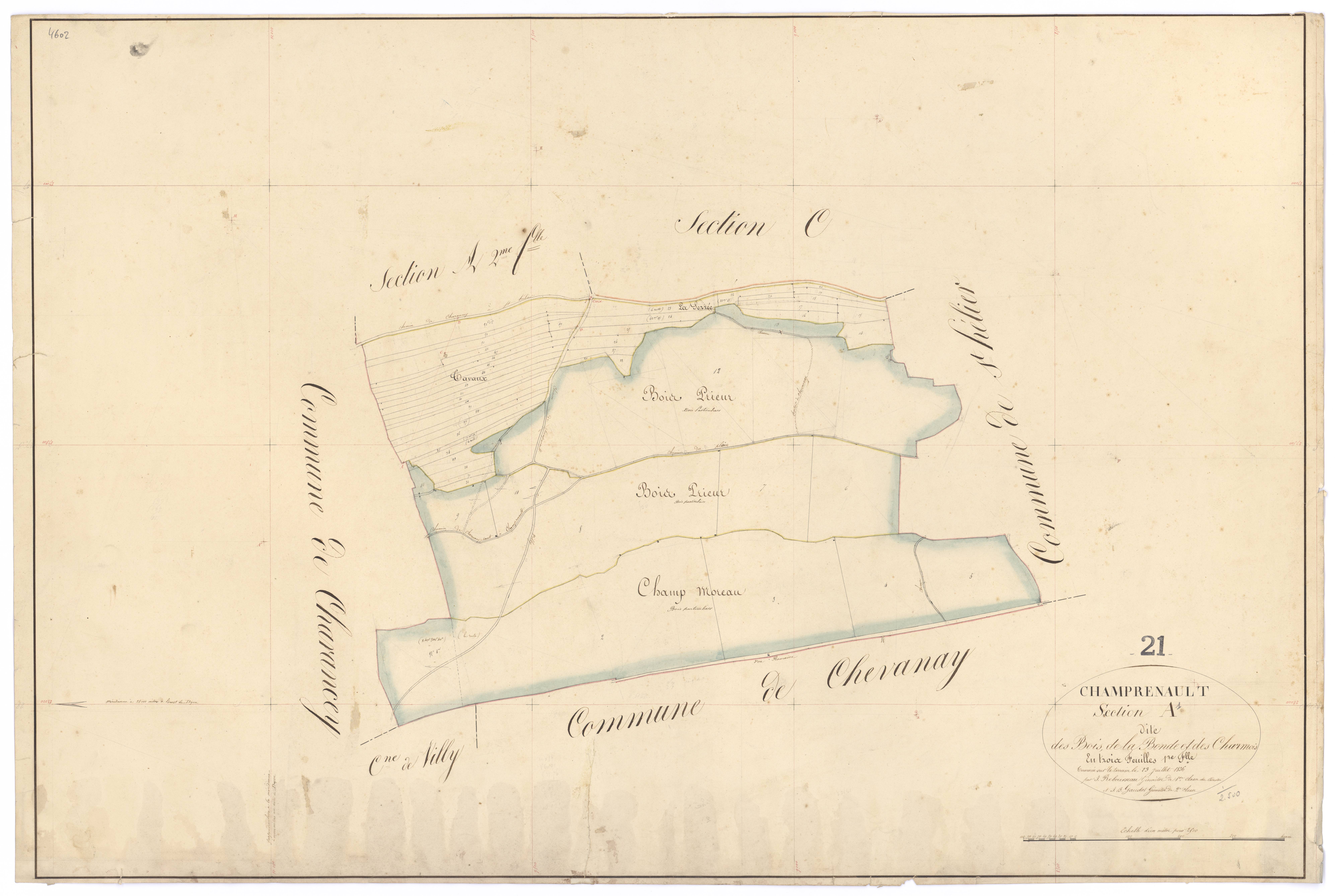 Champrenault - Section A1 - 3 P PLAN 147/2