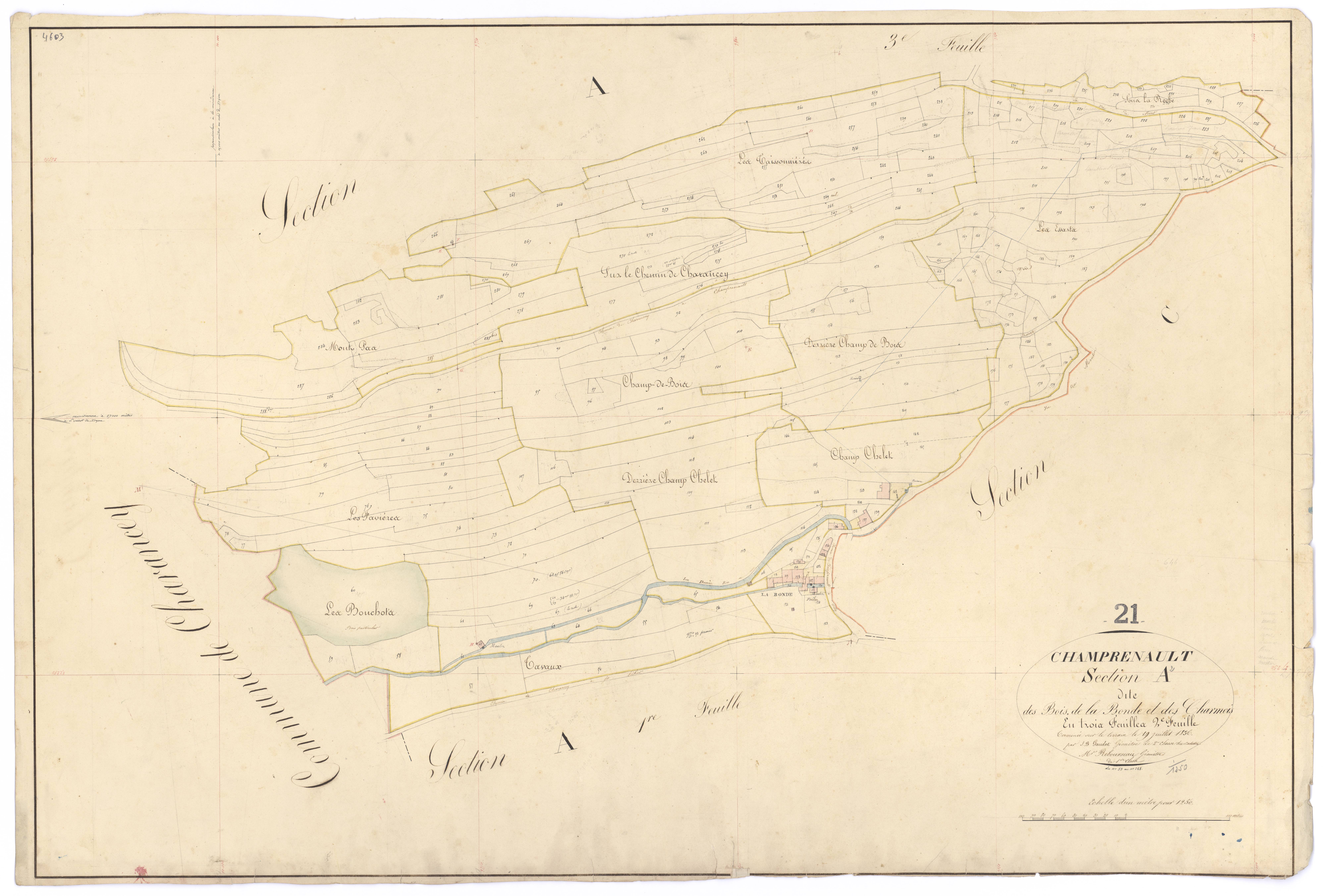 Champrenault - Section A2 - 3 P PLAN 147/3