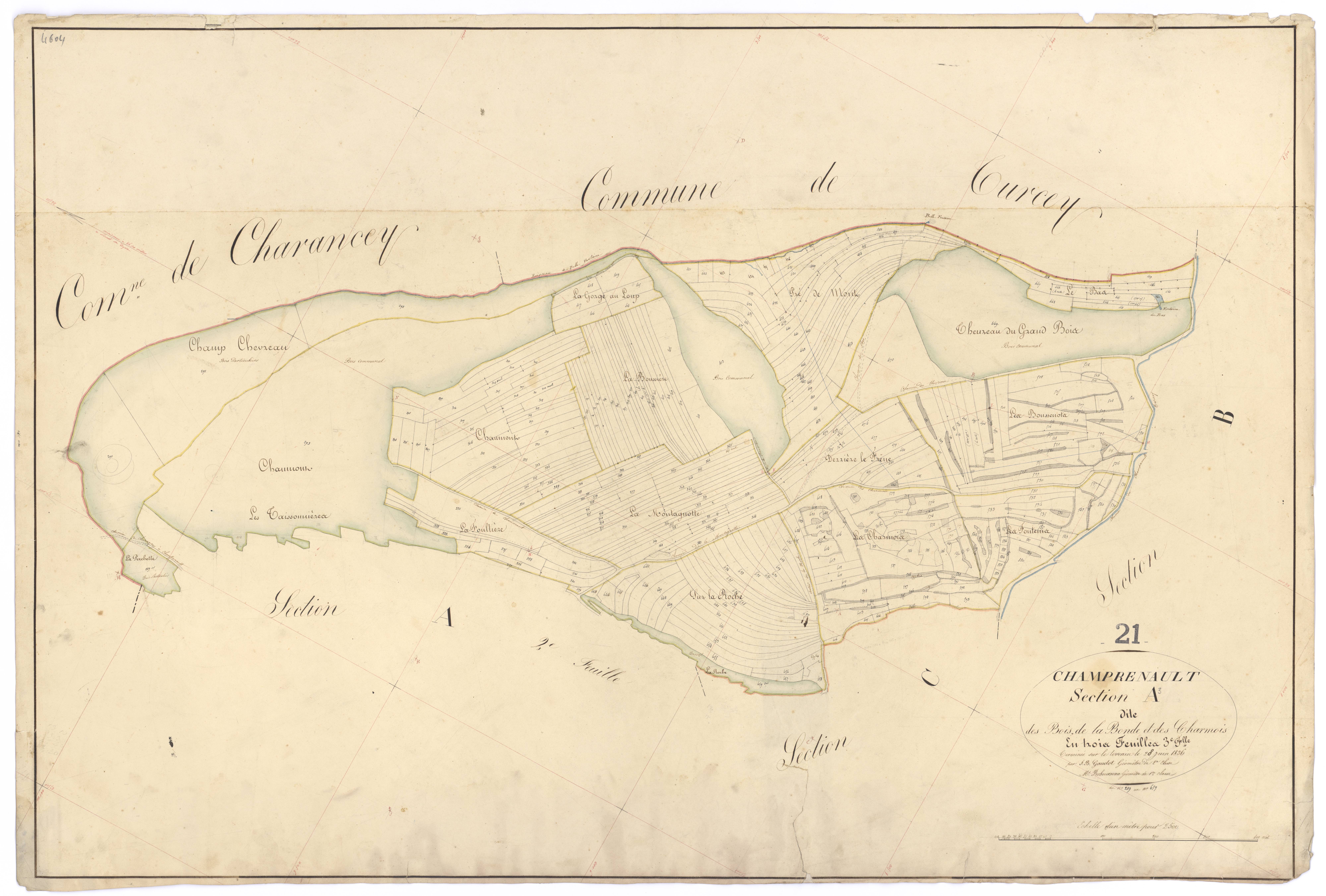 Champrenault - Section A3 - 3 P PLAN 147/4