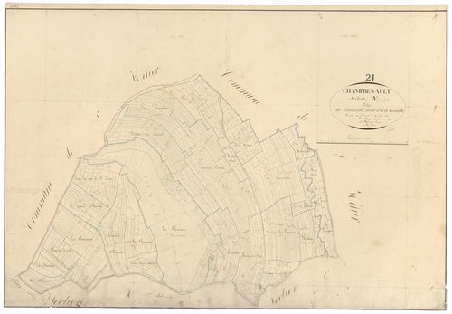Champrenault - Section B - 3 P PLAN 147/5