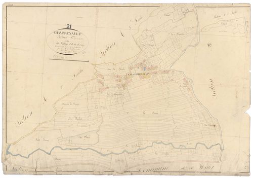 Champrenault - Section C - 3 P PLAN 147/6