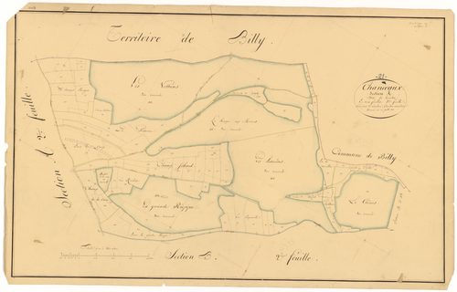 Chanceaux - Section A3 - 3 P PLAN 148/4