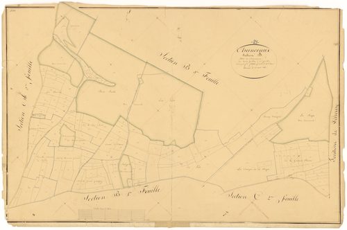 Chanceaux - Section B2 - 3 P PLAN 148/6