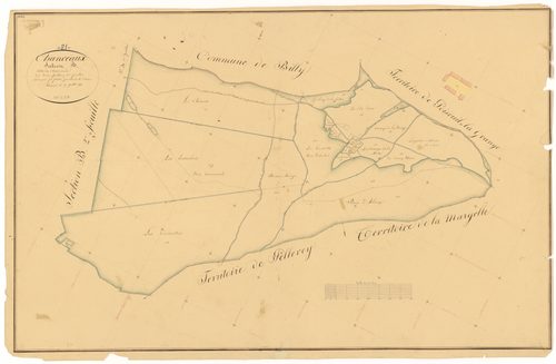 Chanceaux - Section B3 - 3 P PLAN 148/7