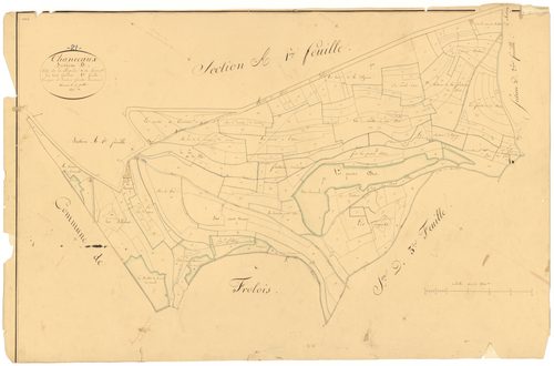 Chanceaux - Section D1 - 3 P PLAN 148/10