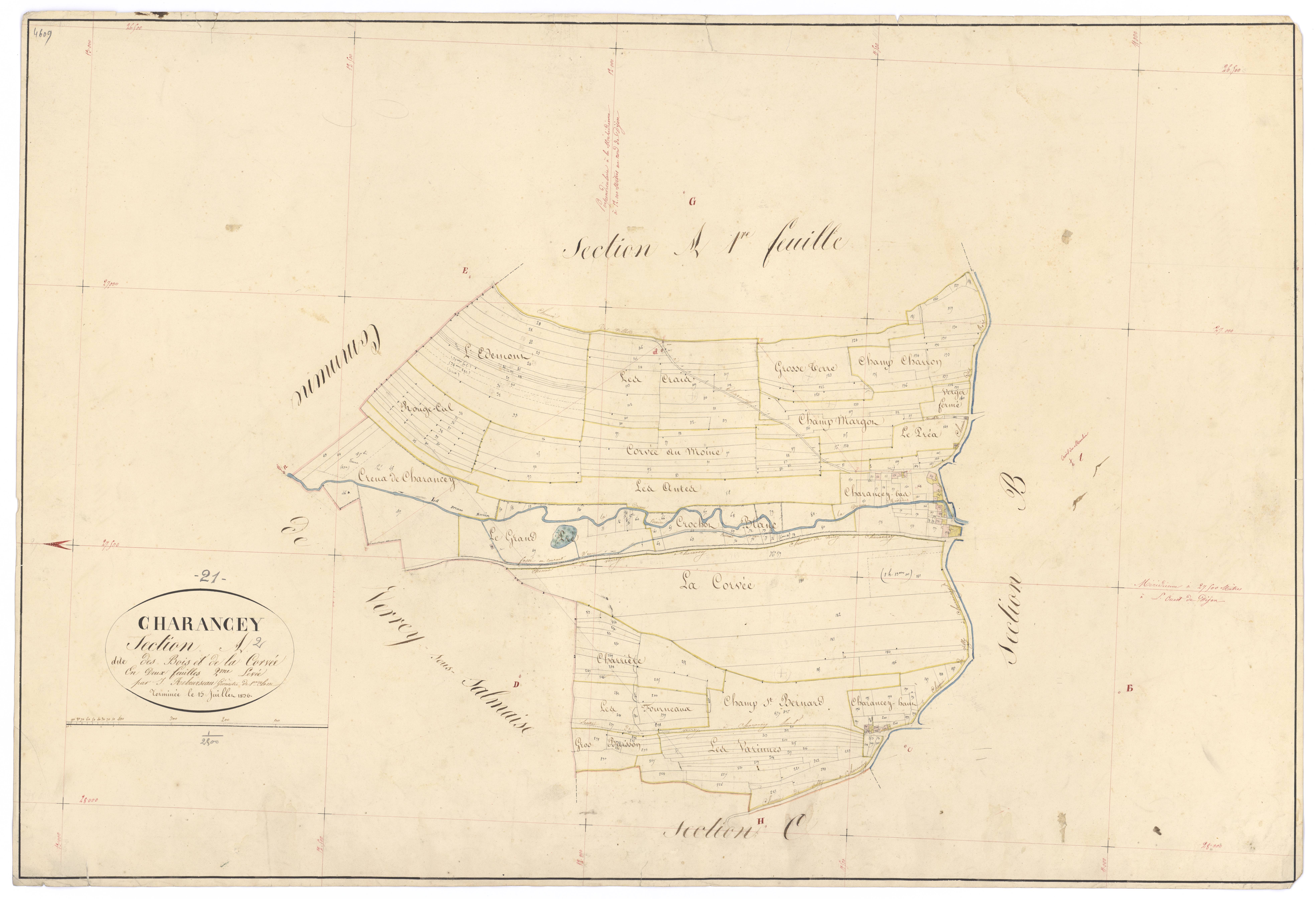 Charencey - Section A2 - 3 P PLAN 150/3