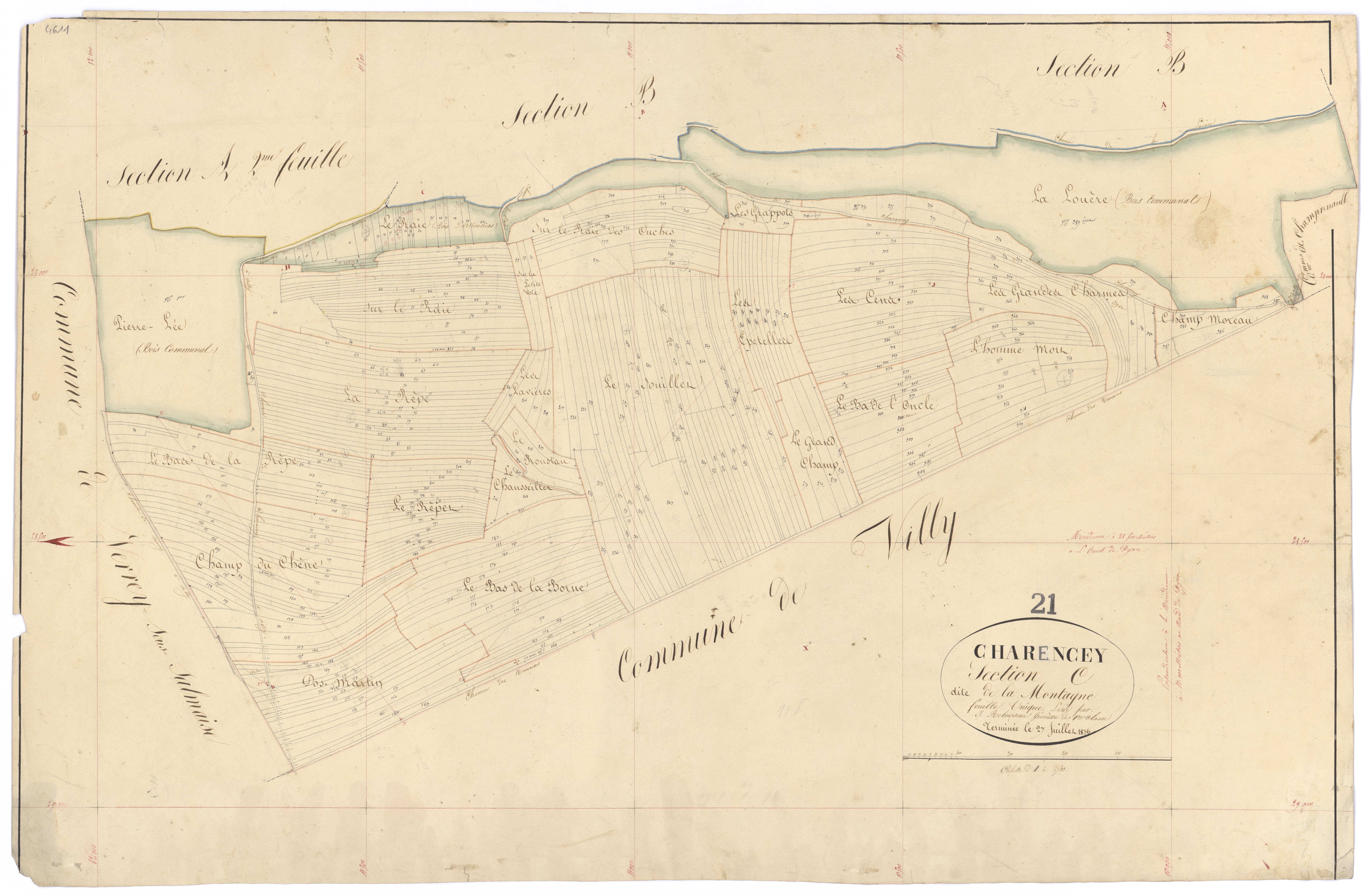 Charencey - Section C - 3 P PLAN 150/5