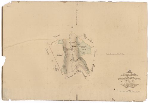 Charencey - Tableau d'assemblage - 3 P PLAN 150/1