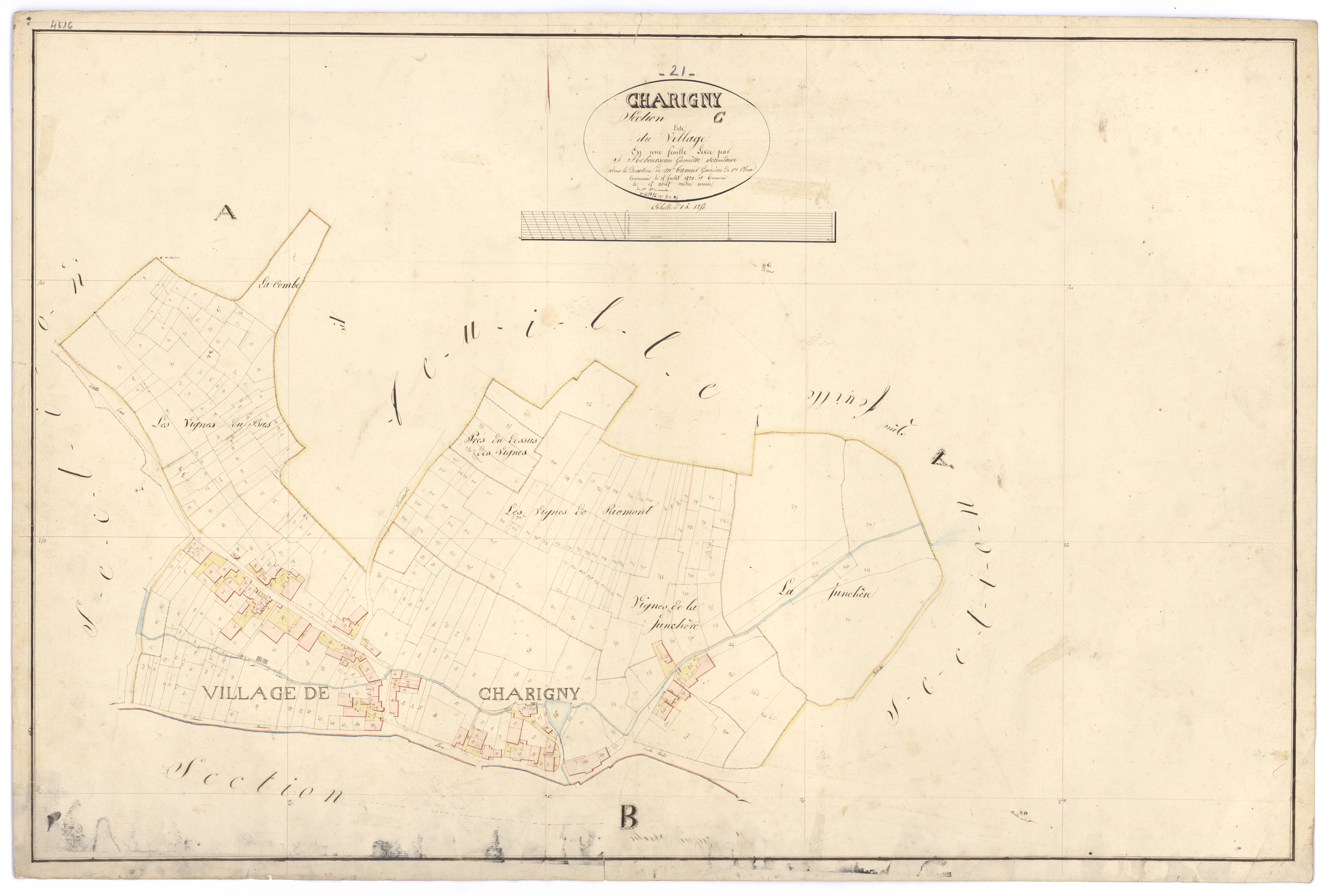 Charigny - Section C - 3 P PLAN 151/5