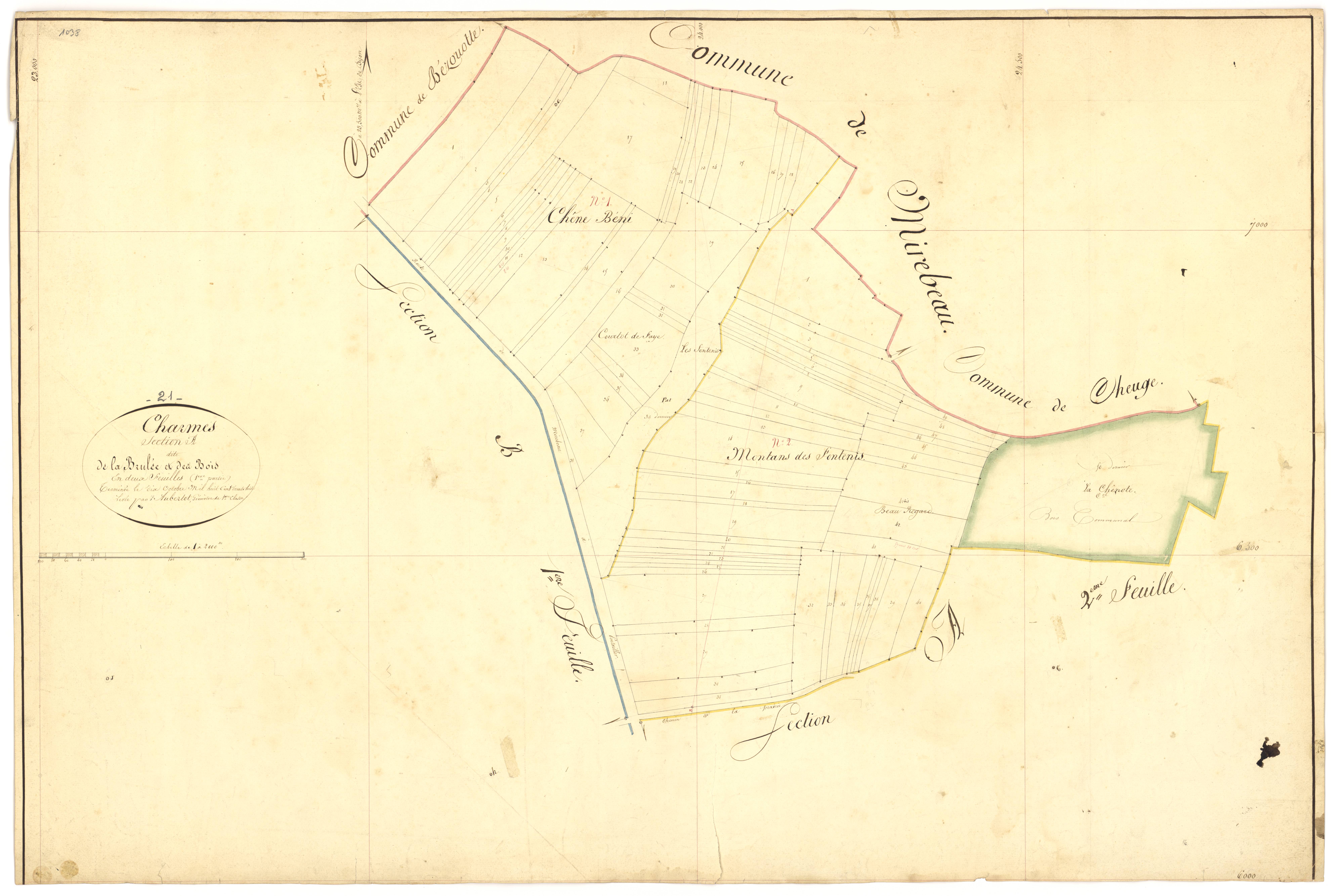 Charmes - Section A1 - 3 P PLAN 152/3