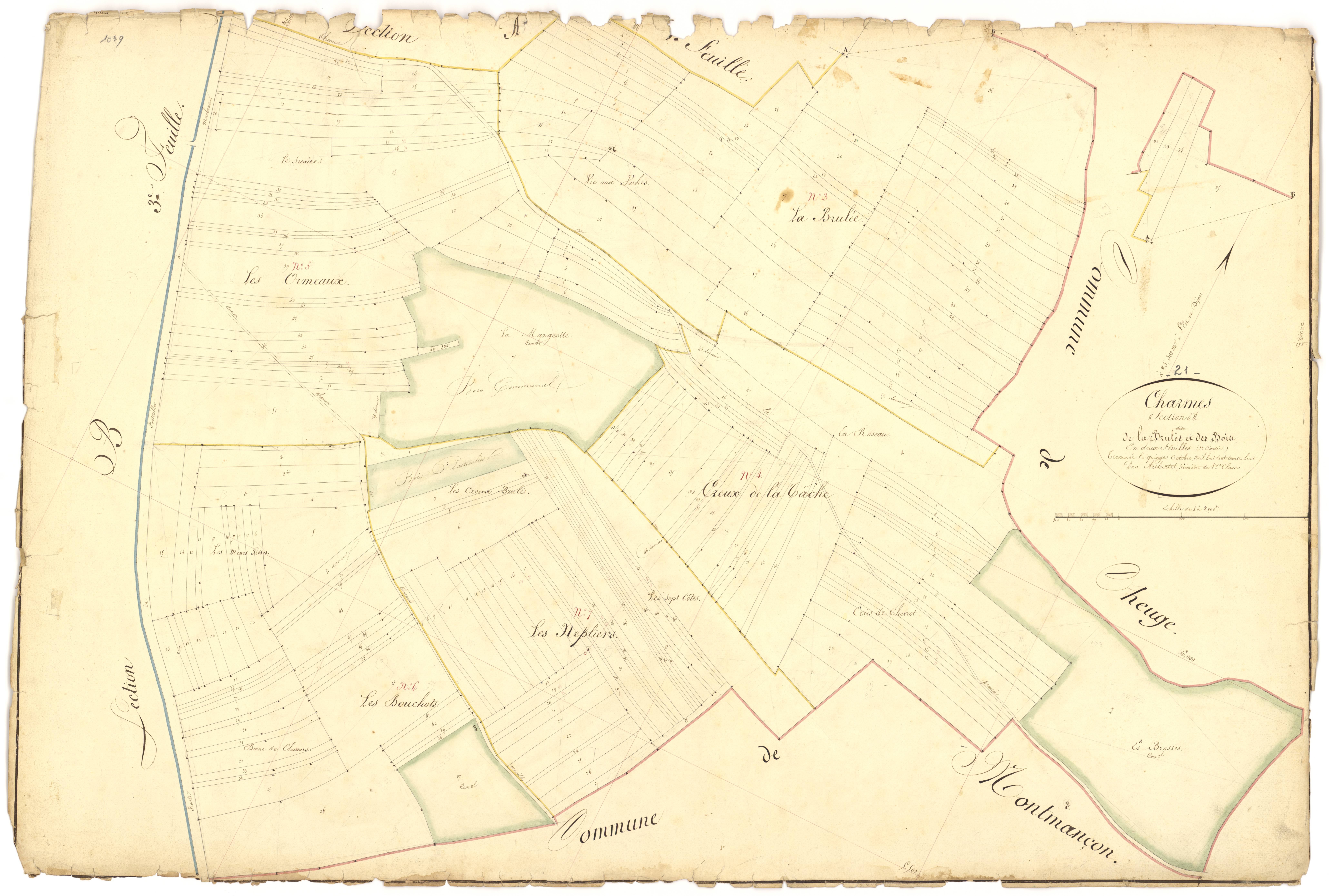 Charmes - Section A2 - 3 P PLAN 152/4