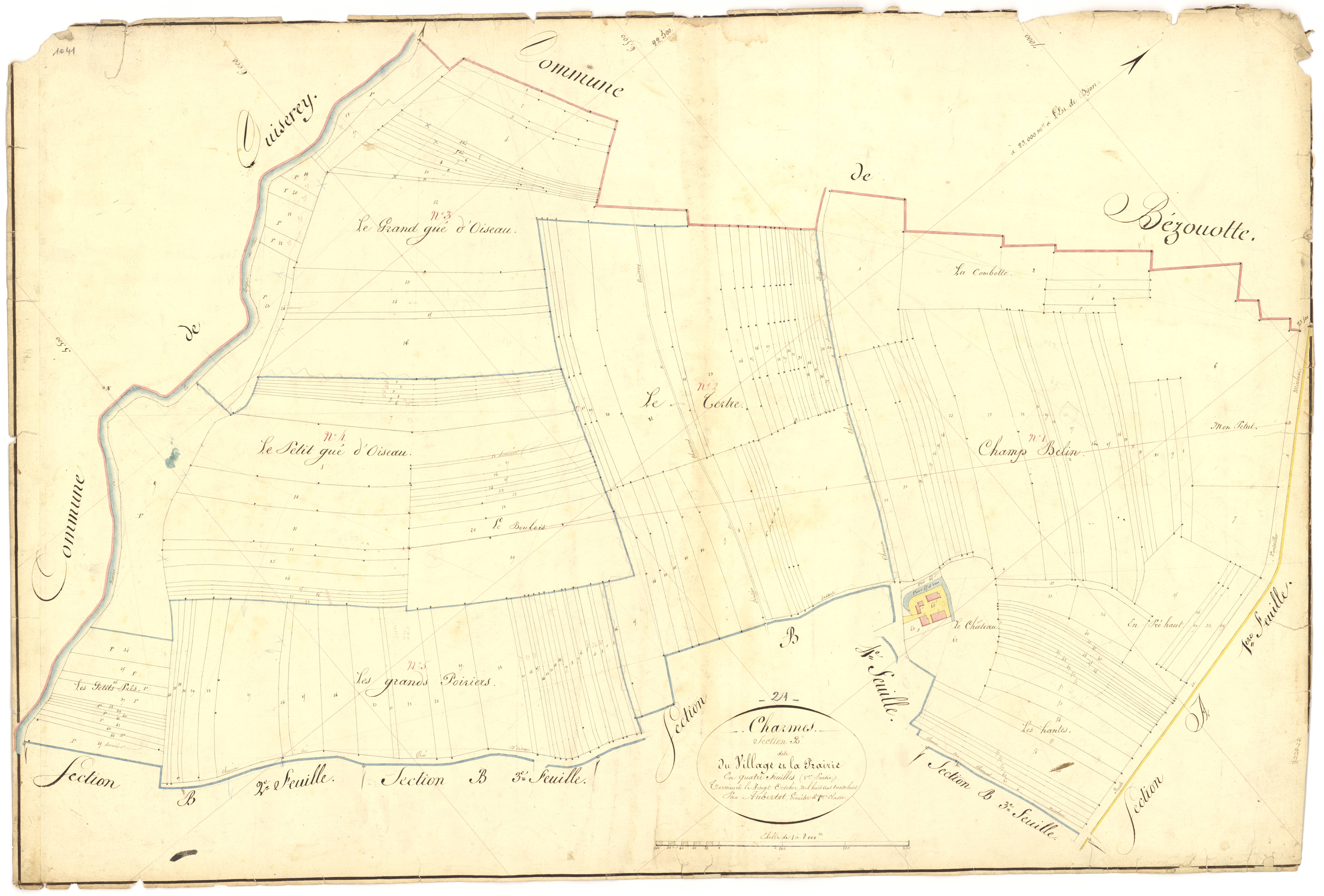 Charmes - Section B1 - 3 P PLAN 152/6