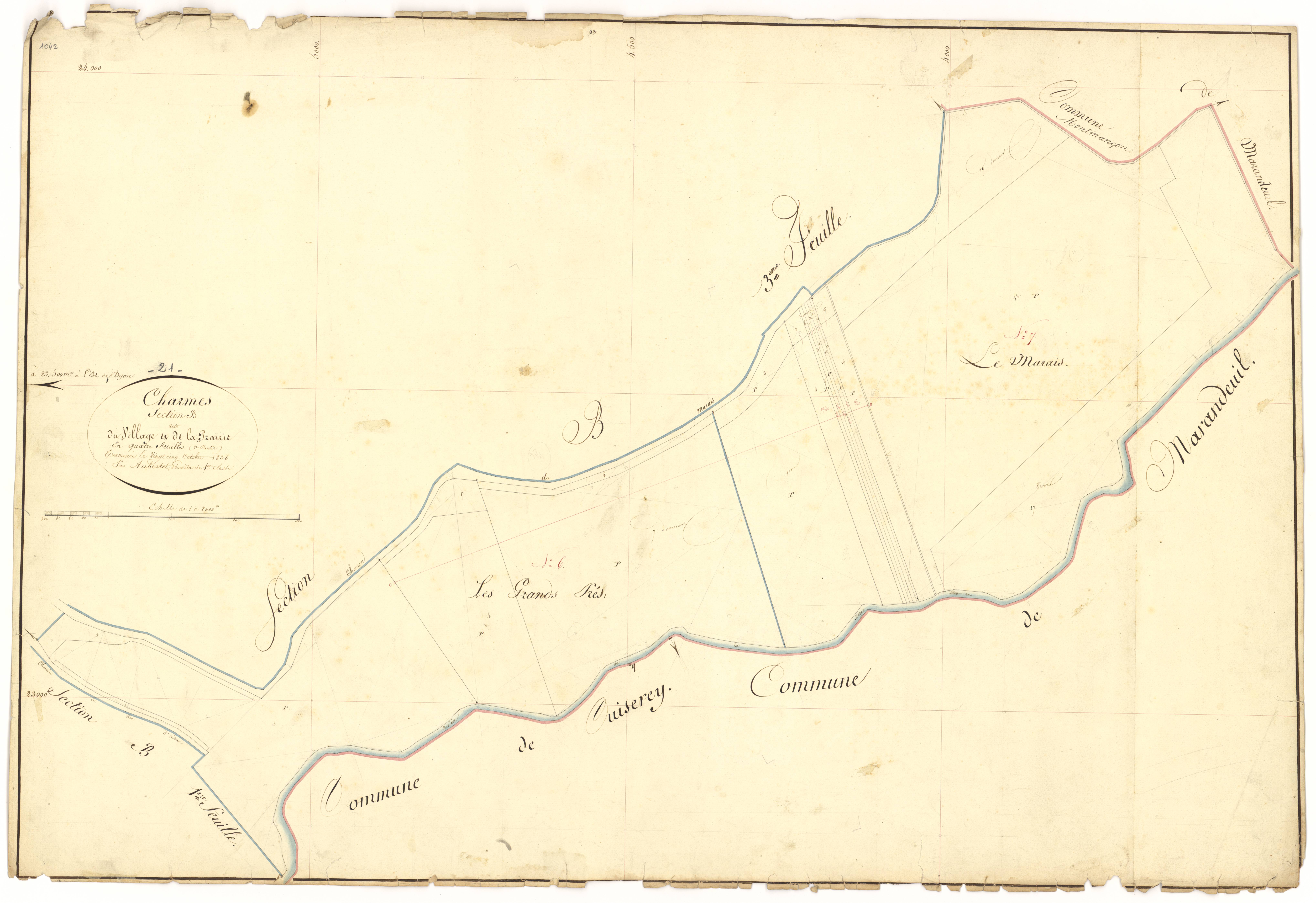 Charmes - Section B2 - 3 P PLAN 152/7