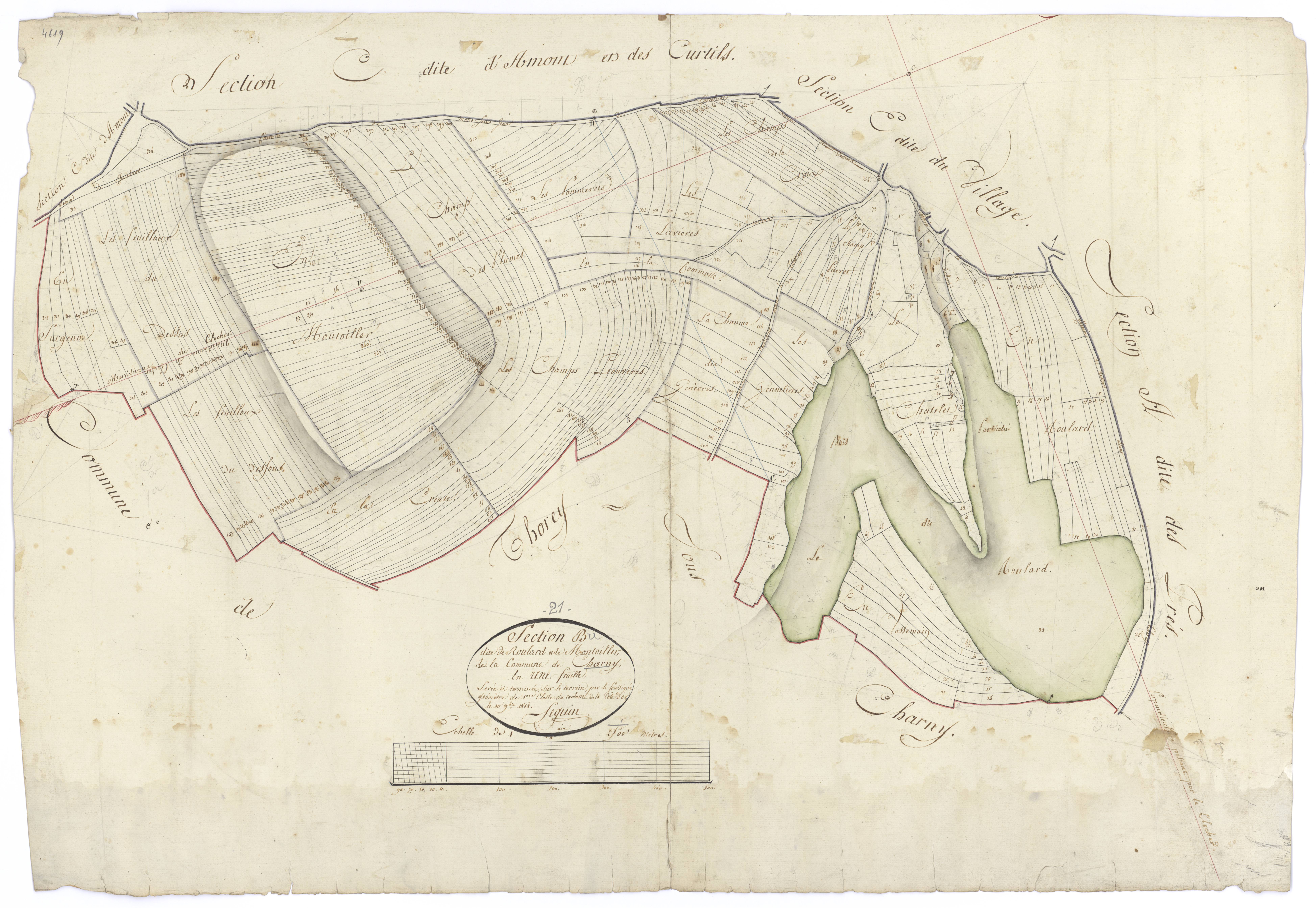 Charny - Section B - 3 P PLAN 153/3