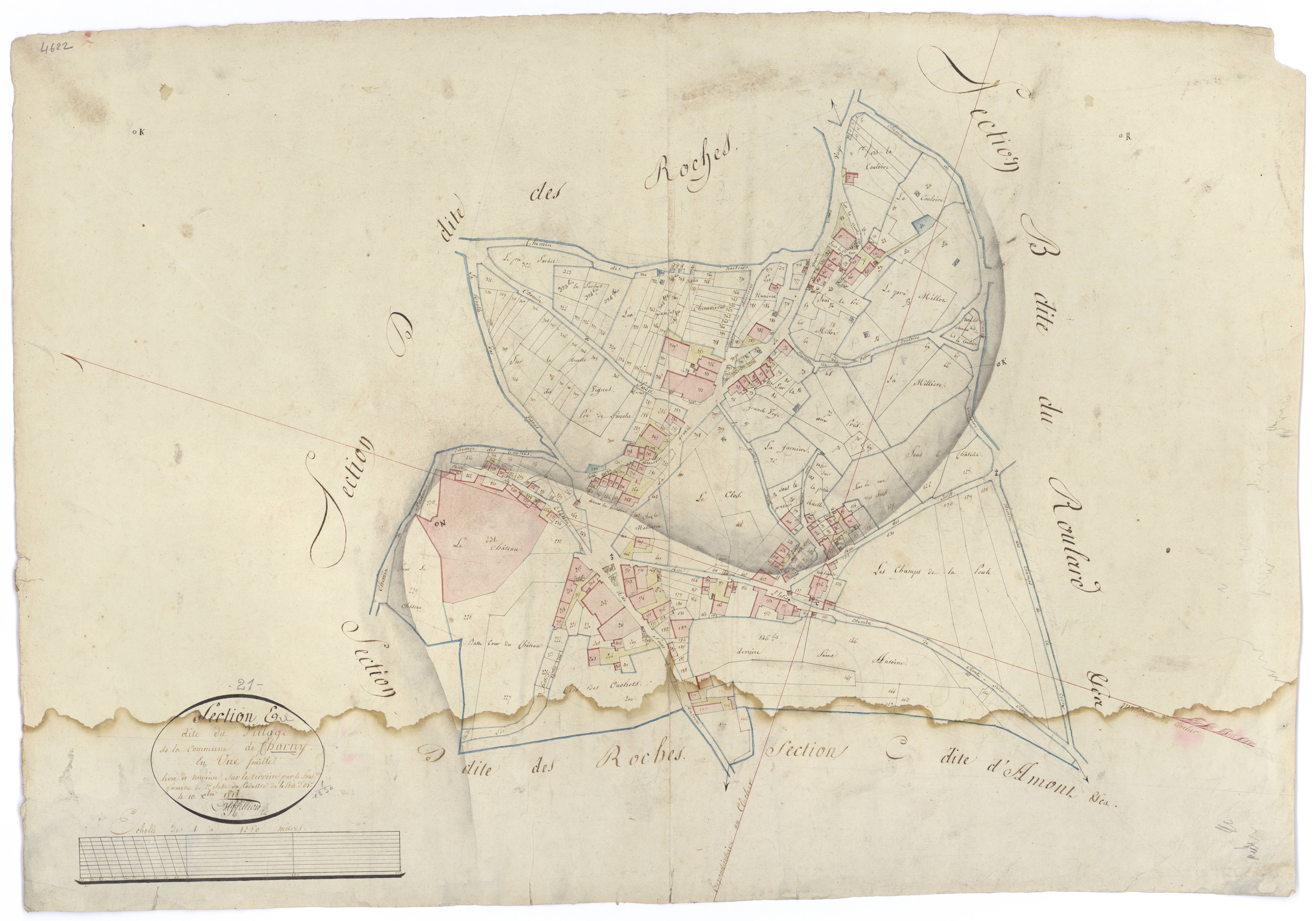 Charny - Section E - 3 P PLAN 153/6