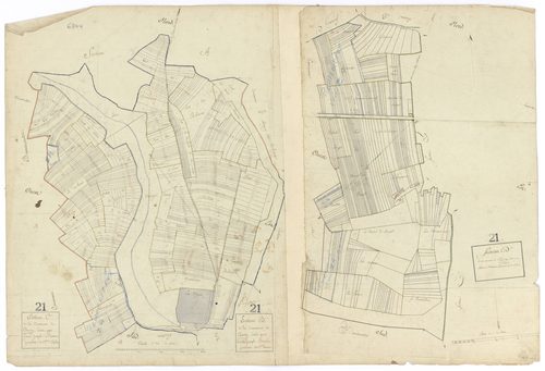 Charrey-sur-Saône - Sections B et D - 3 P PLAN 154/3