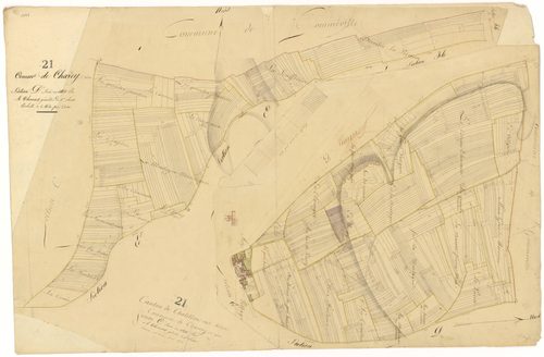 Charrey-sur-Seine - Sections C et D - 3 P PLAN 155/3