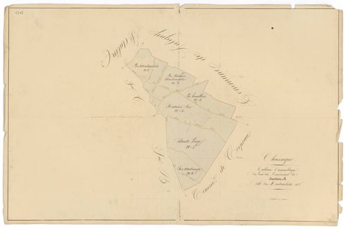 Chassagne-Montrachet - Section A (tableau d'assemblage) - 3 P PLAN 156/2
