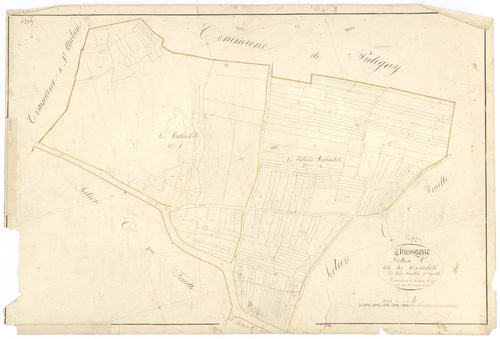 Chassagne-Montrachet - Section A1 - 3 P PLAN 156/3