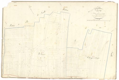 Chassagne-Montrachet - Section B2 - 3 P PLAN 156/8
