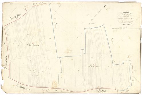 Chassagne-Montrachet - Section B3 - 3 P PLAN 156/9